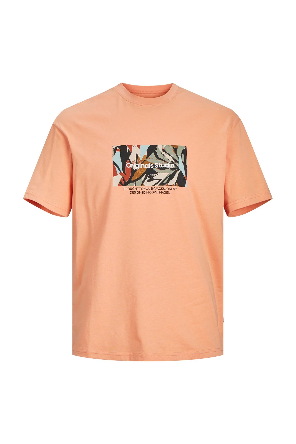 Jack & Jones Erkek Tişört 12256717 Turuncu