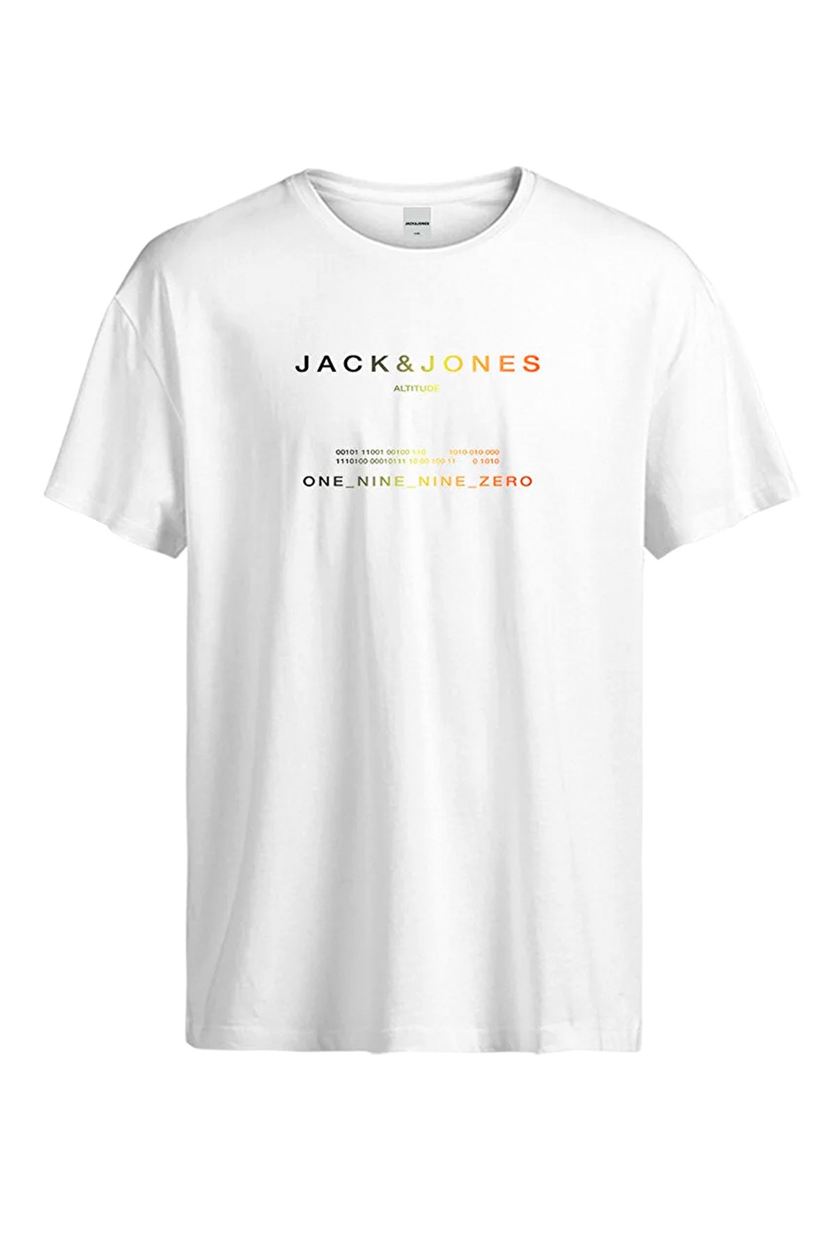 Jack & Jones Erkek Tişört 12256771 Beyaz