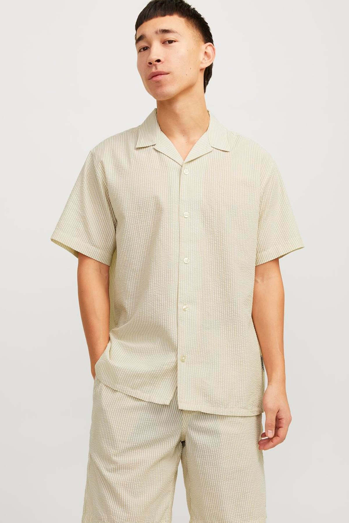 Jack & Jones Erkek Gömlek 12256772 Bej