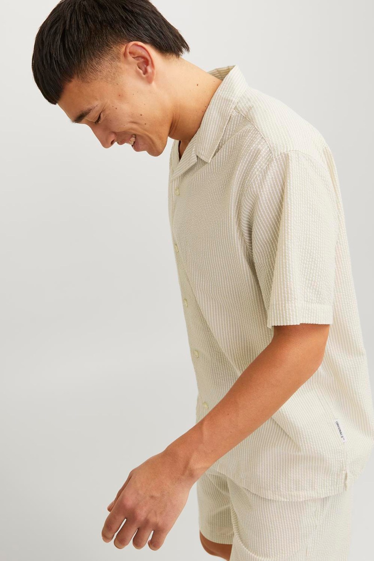 Jack & Jones Erkek Gömlek 12256772 Bej