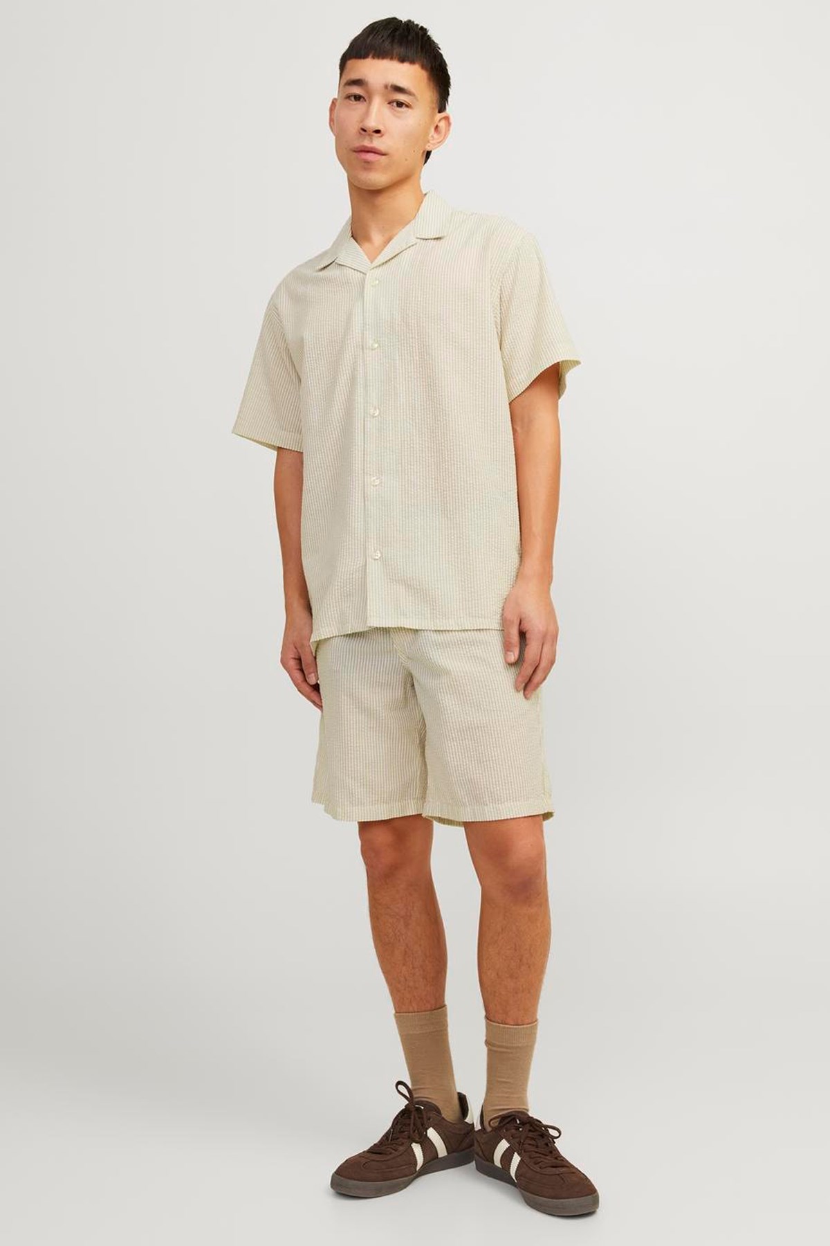 Jack & Jones Erkek Gömlek 12256772 Bej