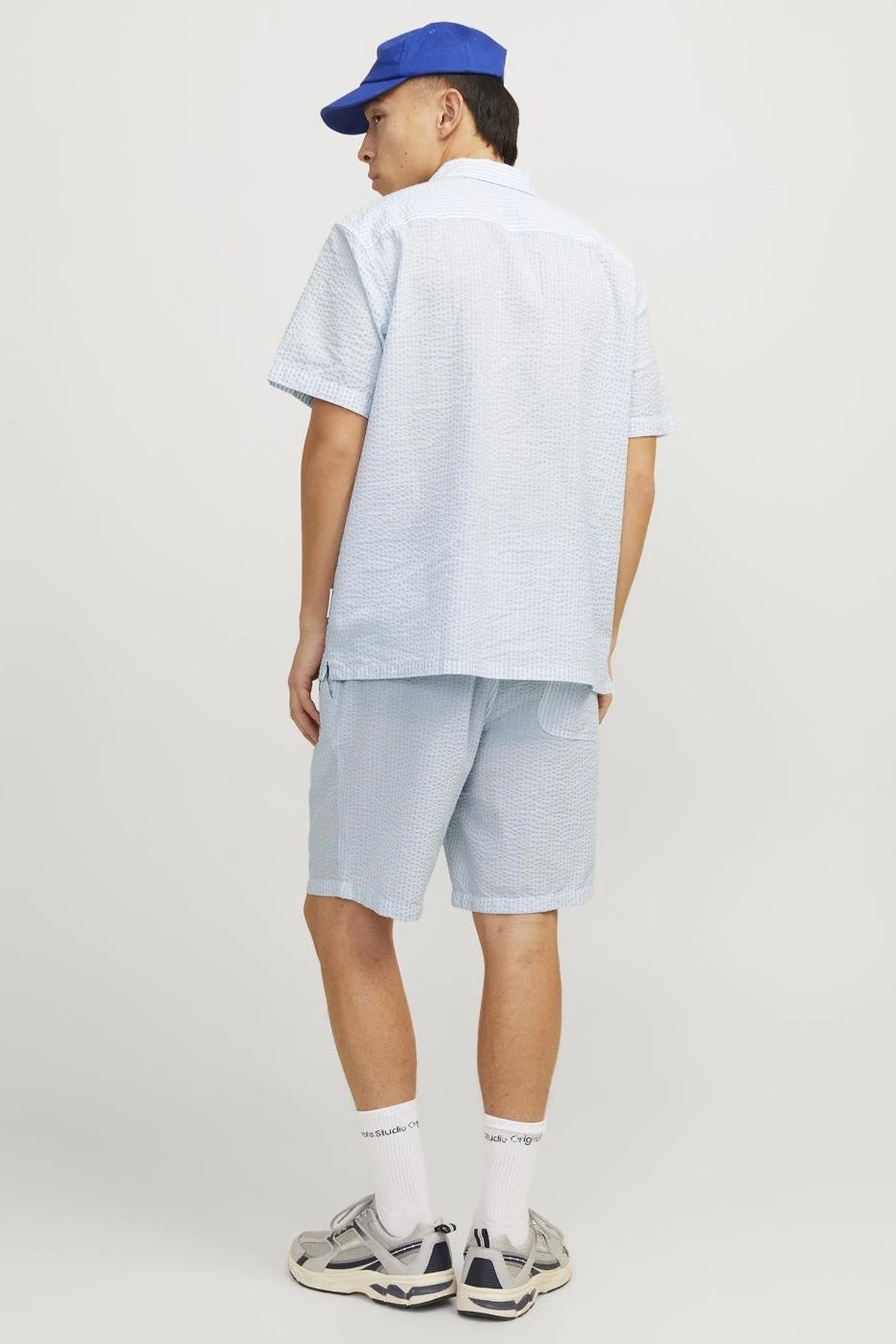 Jack & Jones Erkek Gömlek 12256772 Mavi