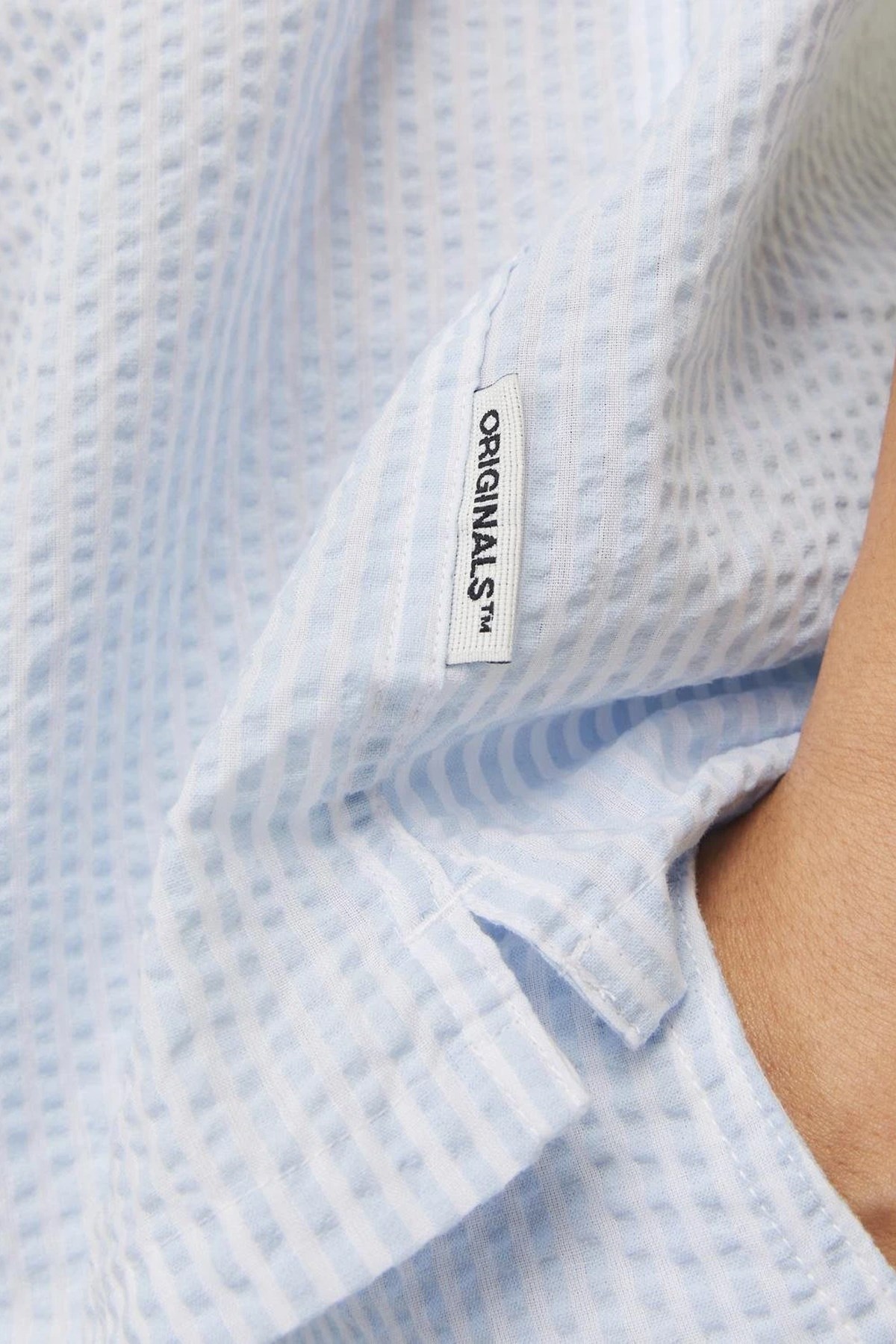 Jack & Jones Erkek Gömlek 12256772 Mavi