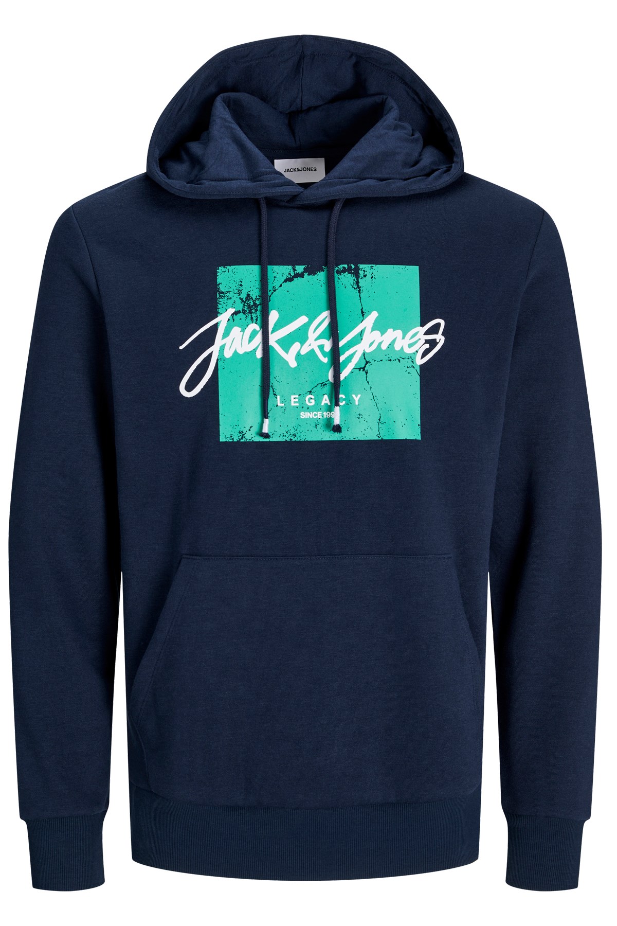 Jack & Jones Tiley Kapüşonlu Erkek Sweat 12256807 Lacivert