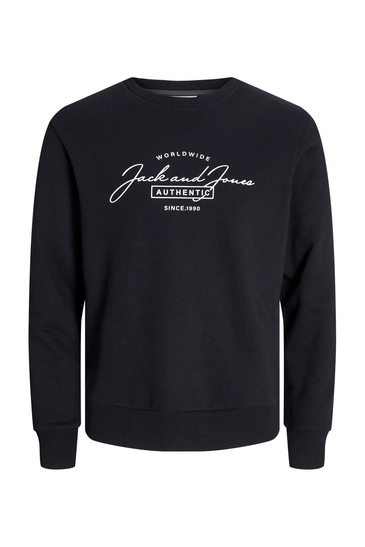 Jack & Jones Ferris Erkek Sweat 12256837 Siyah