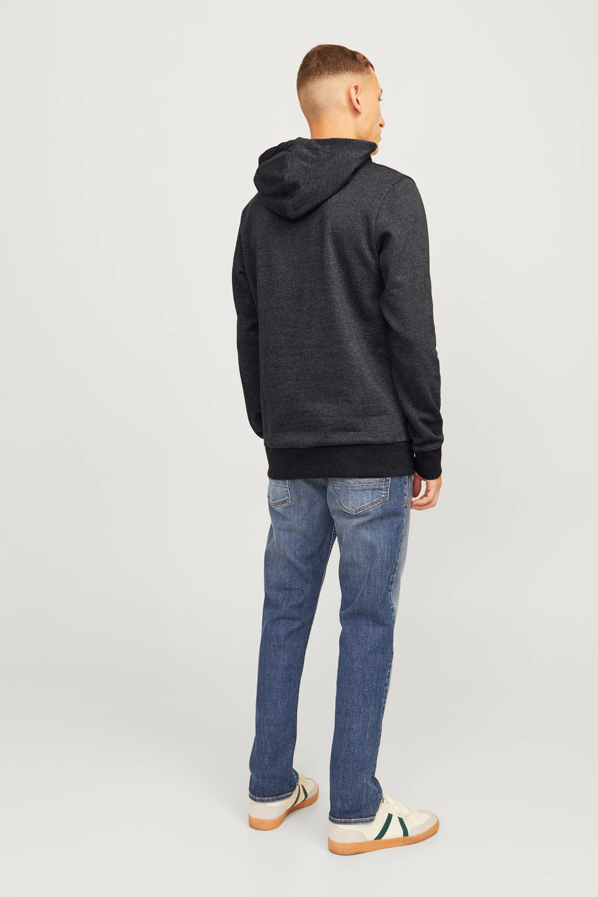 Jack & Jones Alvis Kapüşonlu Erkek Sweat 12256848 Siyah