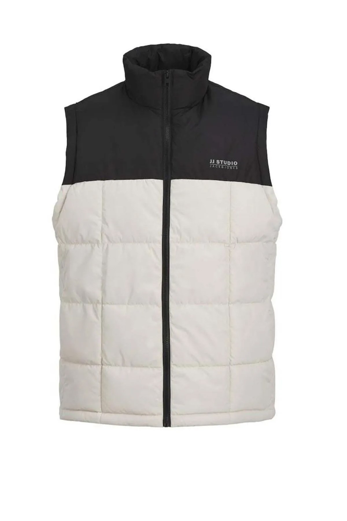 Jack & Jones Jjben Square Erkek Yelek 12256903 Beyaz