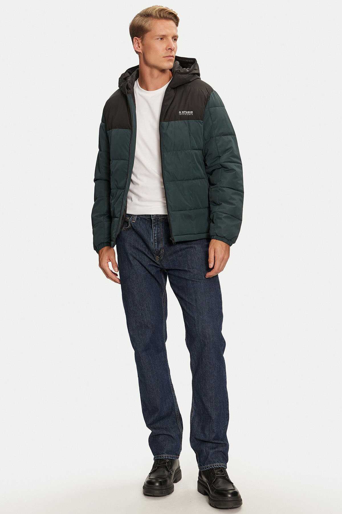 Jack & Jones Jjben Square Erkek Mont 12256905 Yeşil