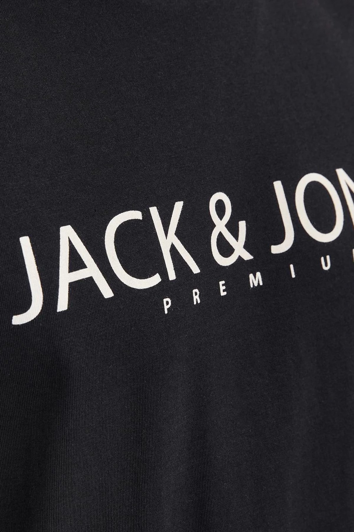 Jack & Jones Erkek Tişört 12256971 Siyah