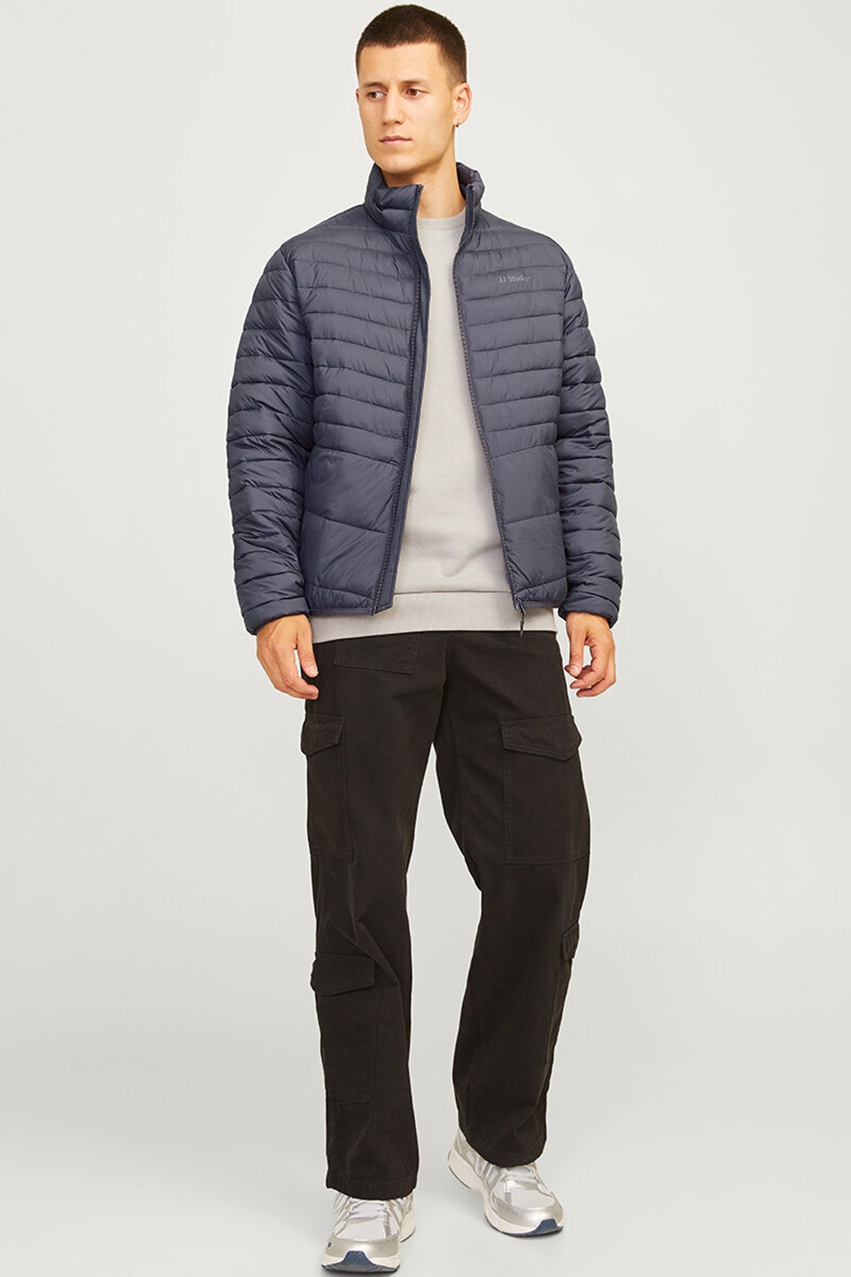 Jack & Jones Jjestate Erkek Mont 12256985 Antrasit