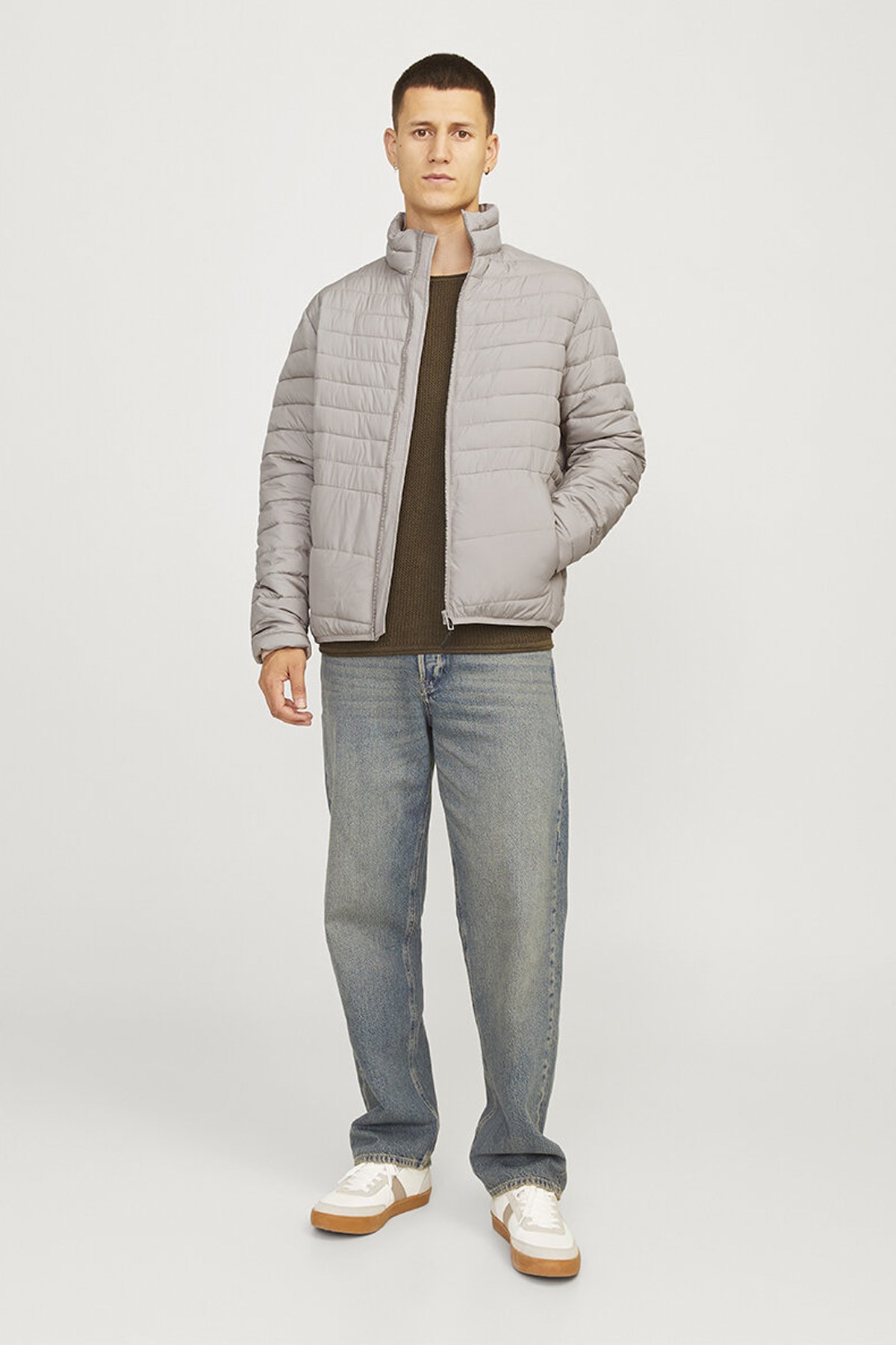 Jack & Jones Jjestate Erkek Mont 12256985 Gri