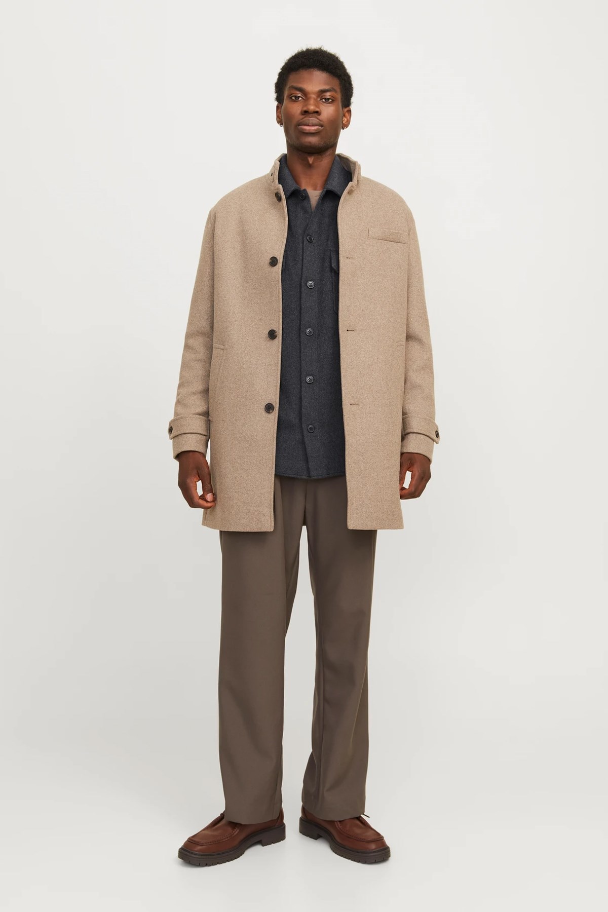 Jack & Jones Jjebradley Erkek Gömlek 12257199 Siyah