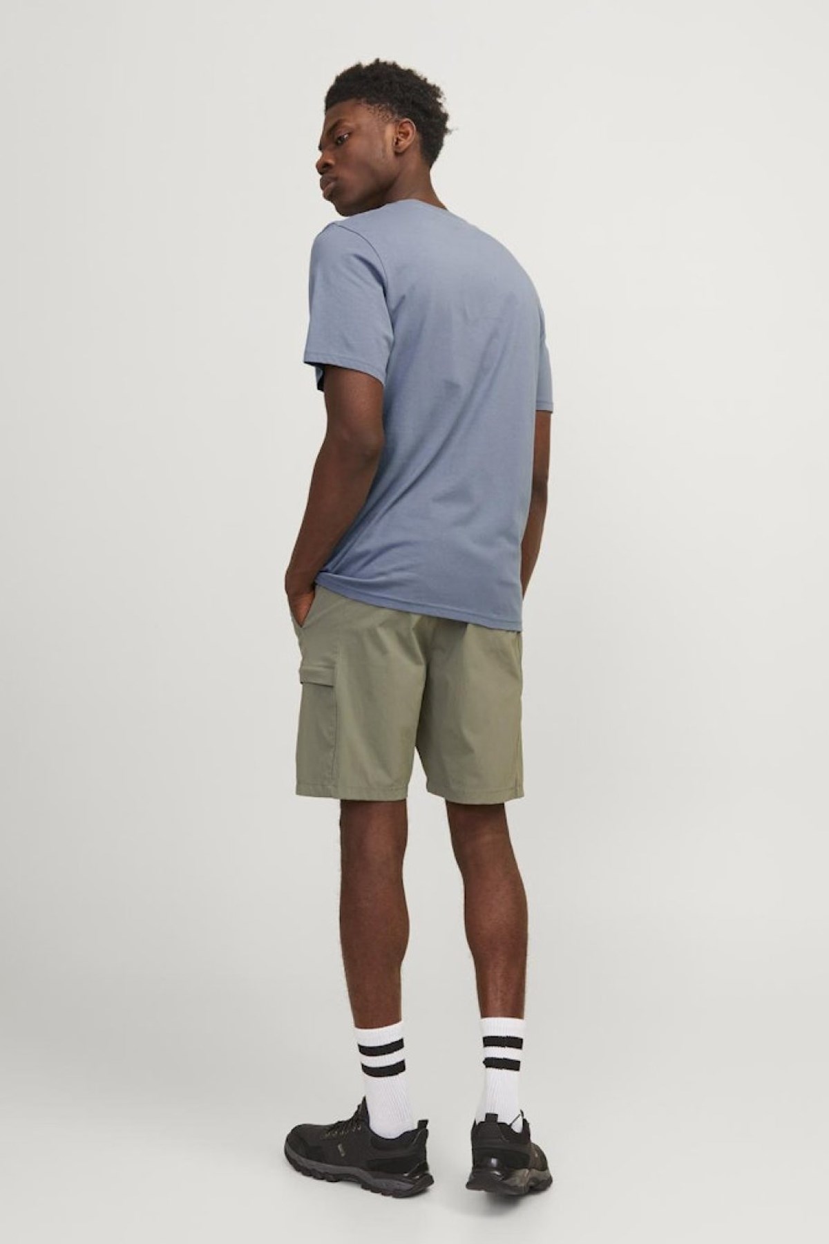 Jack & Jones Jcomap Summer Logo Erkek Tişört 12257908 Gri