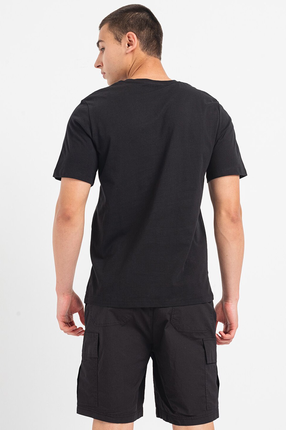 Jack & Jones Erkek Tişört 12258057 Siyah