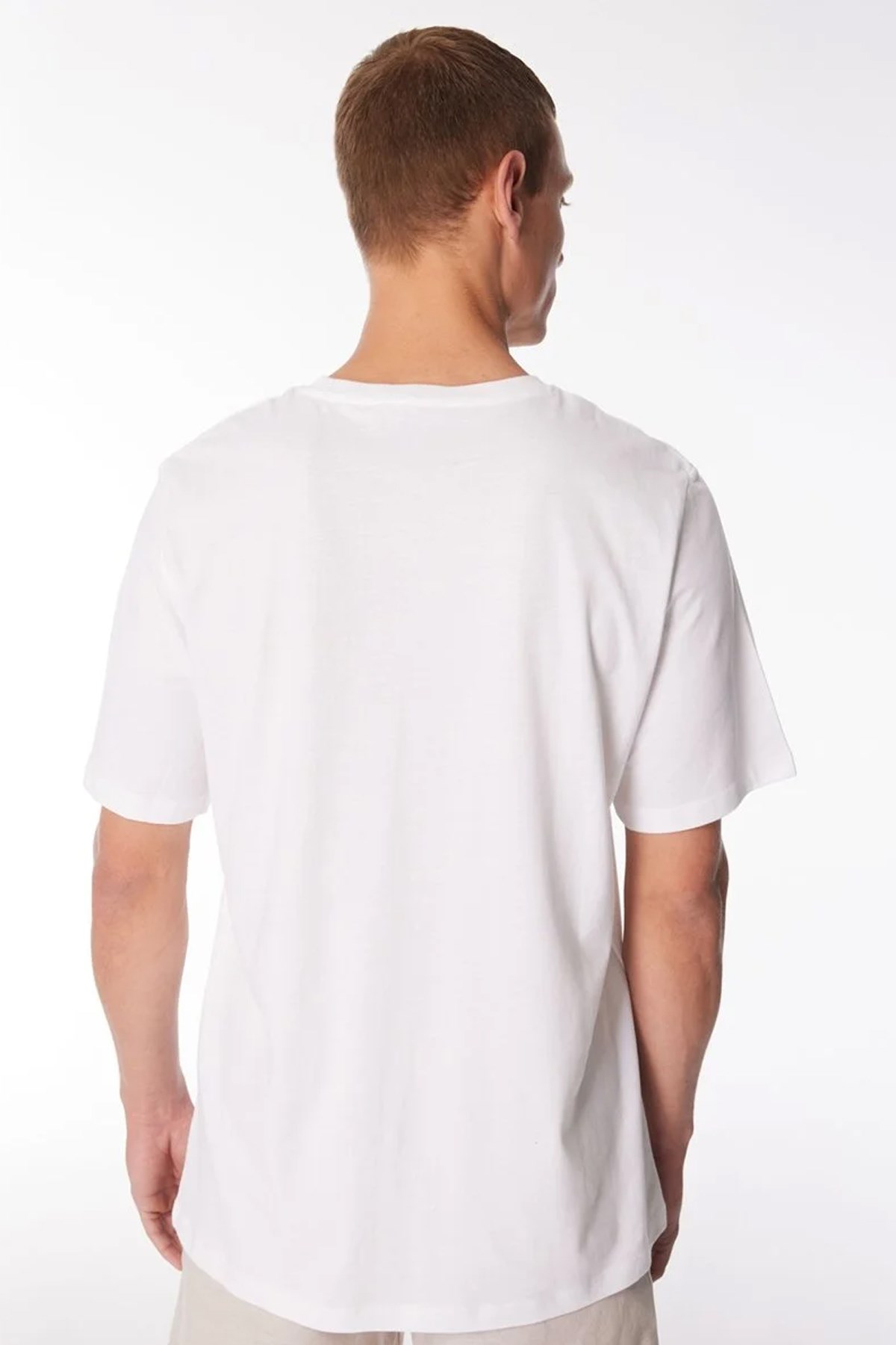 Jack & Jones Erkek Tişört 12258061 Beyaz
