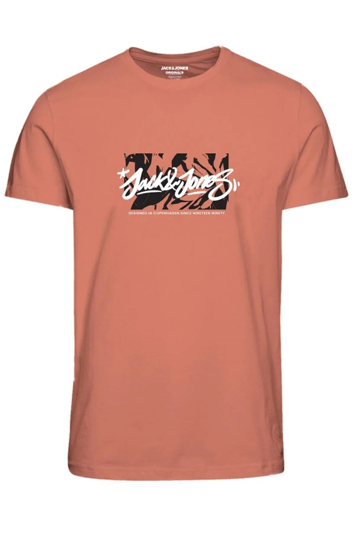 Jack & Jones Erkek Tişört 12258061 Turuncu