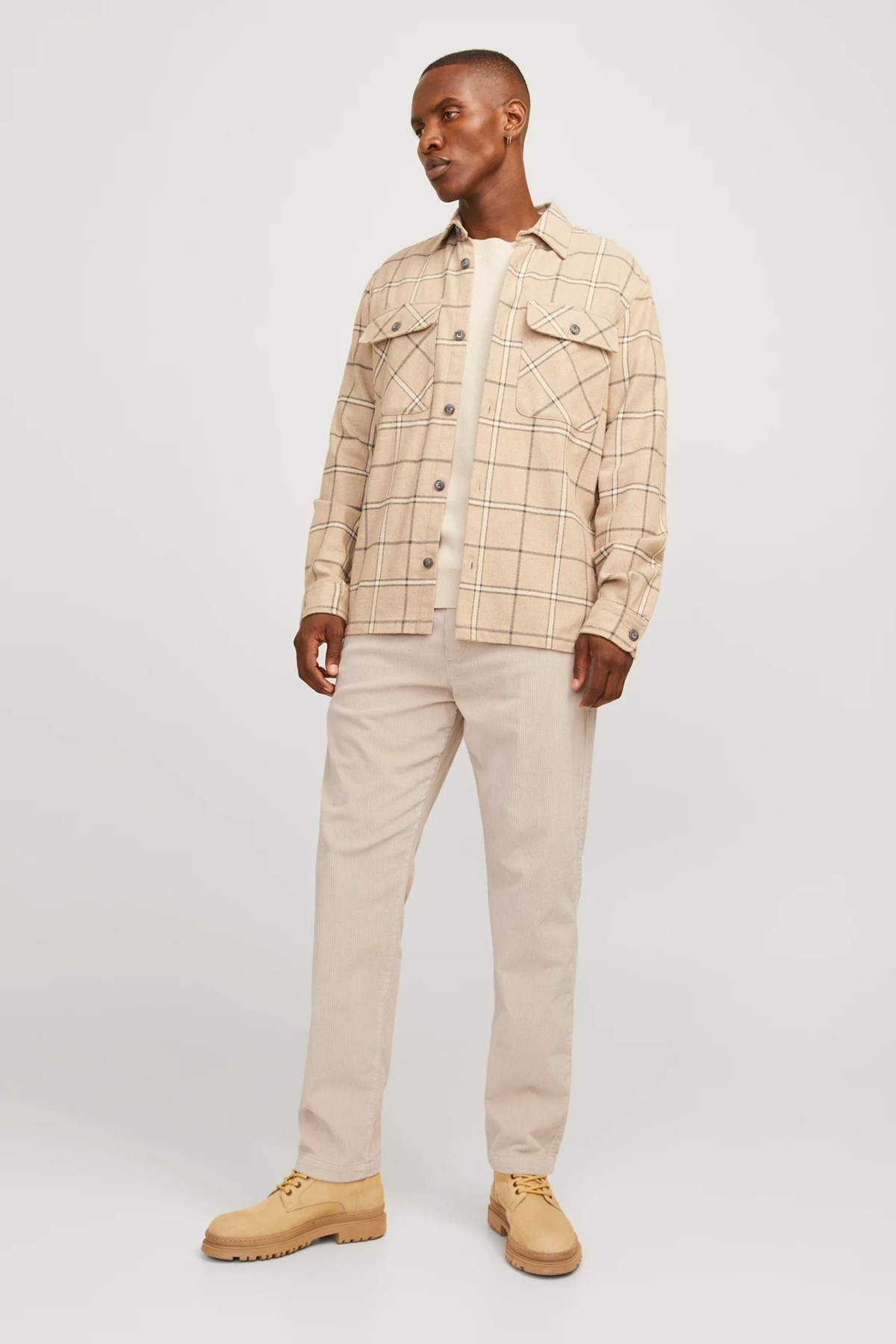 Jack & Jones Jpstkane Erkek Pantolon Beyaz