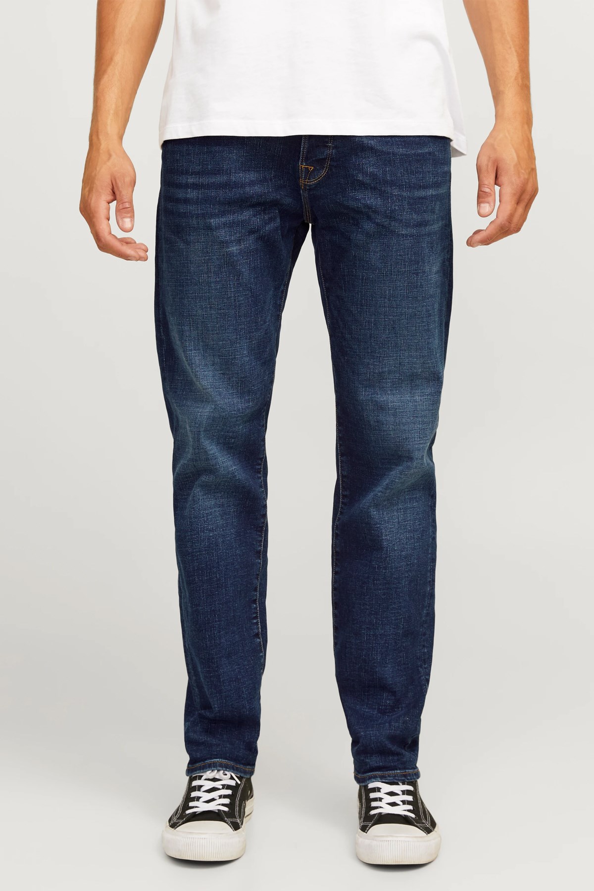 Jack & Jones Mike Fox Cb 055 Erkek Kot Pantolon 12258193 Mavi