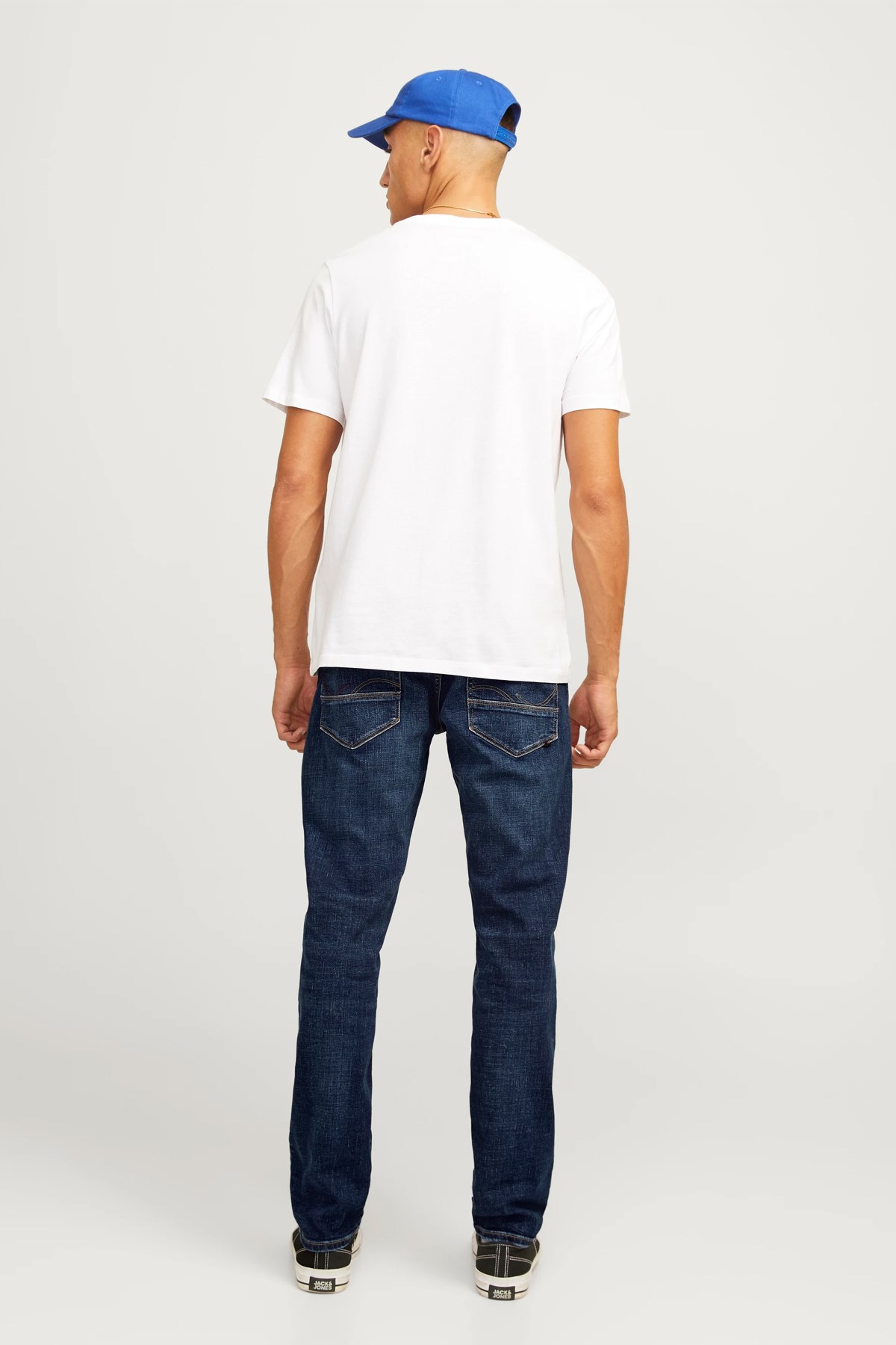 Jack & Jones Mike Fox Cb 055 Erkek Kot Pantolon 12258193 Mavi
