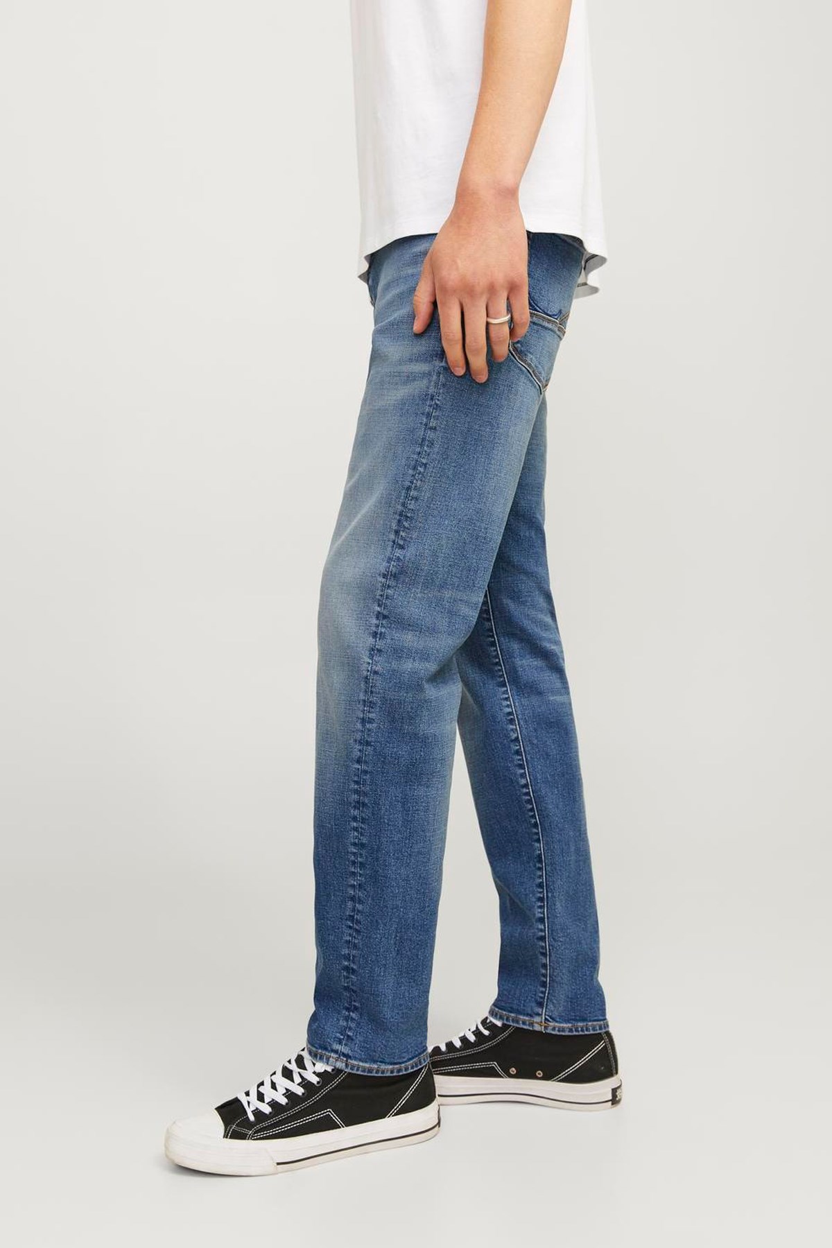 Jack & Jones Mike Fox Cb 056 Erkek Jean Pantolon 12258194 Mavi