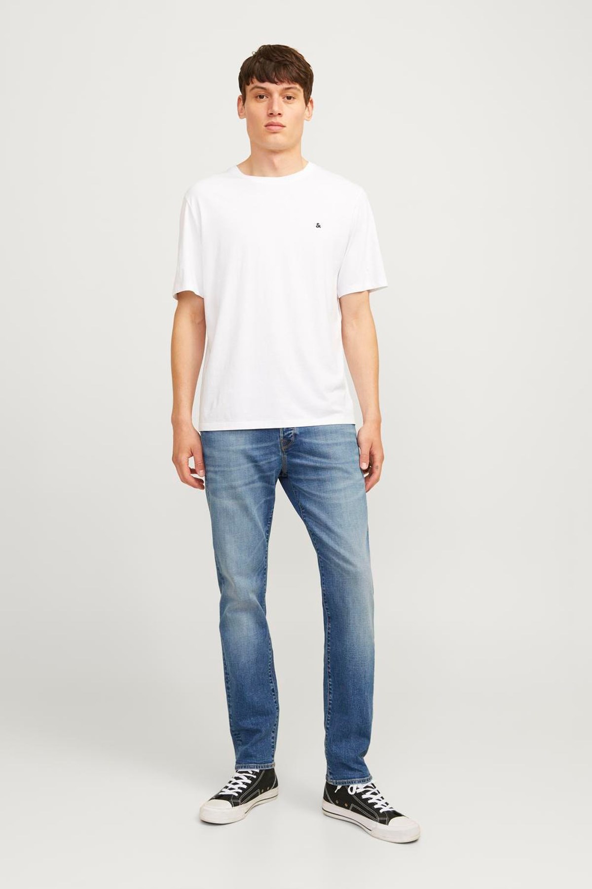 Jack & Jones Mike Fox Cb 056 Erkek Jean Pantolon 12258194 Mavi