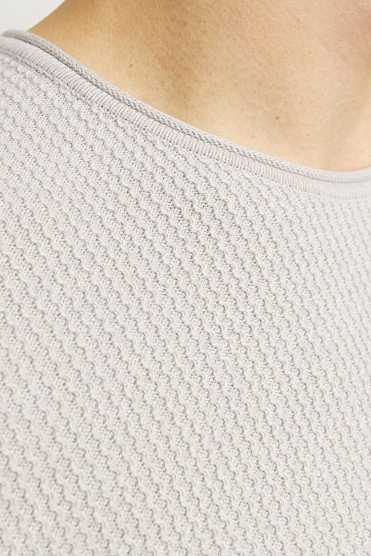 Jack & Jones Jjecooper Erkek Kazak 12258407 Bej