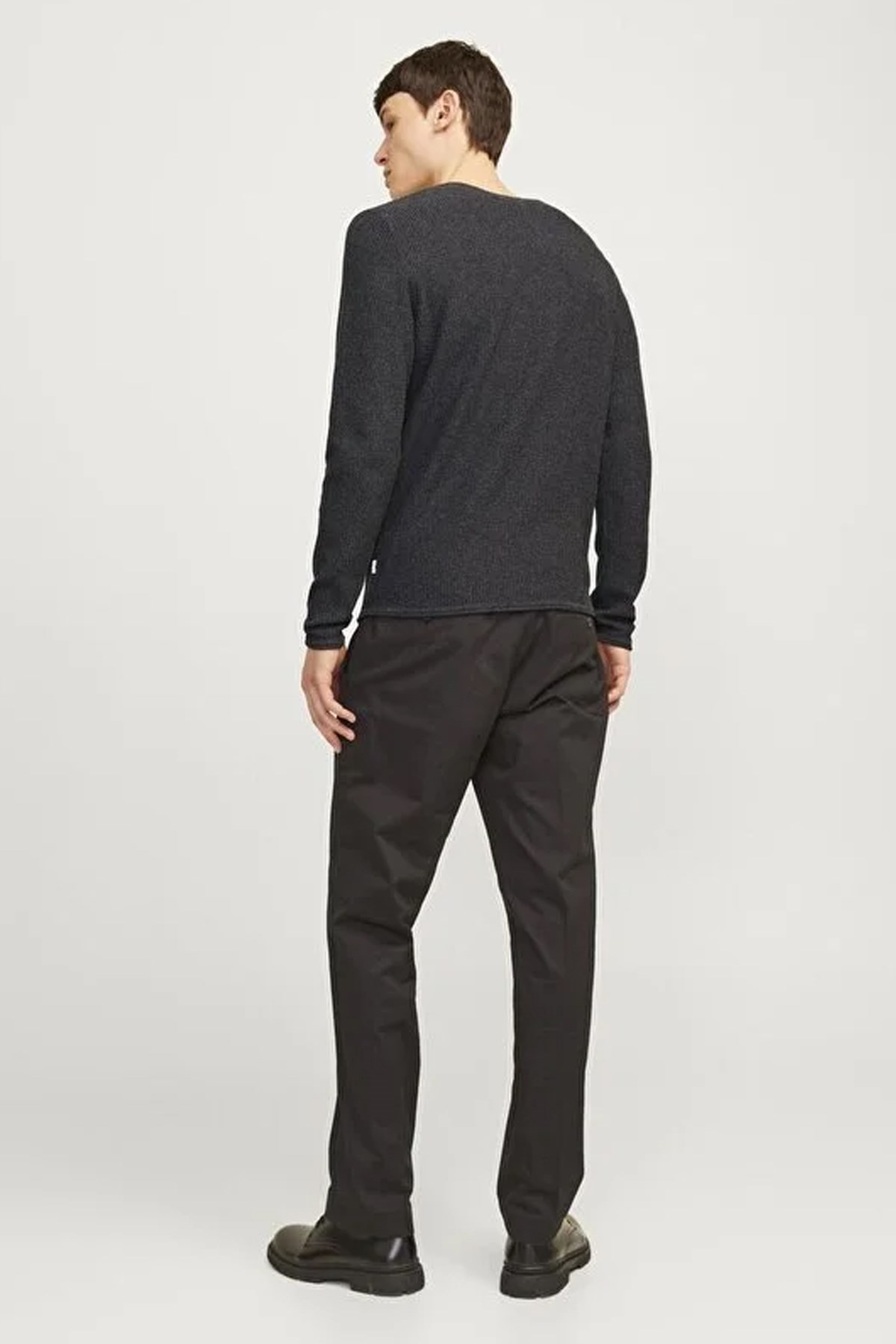 Jack & Jones Jjecooper Erkek Kazak 12258407 Gri