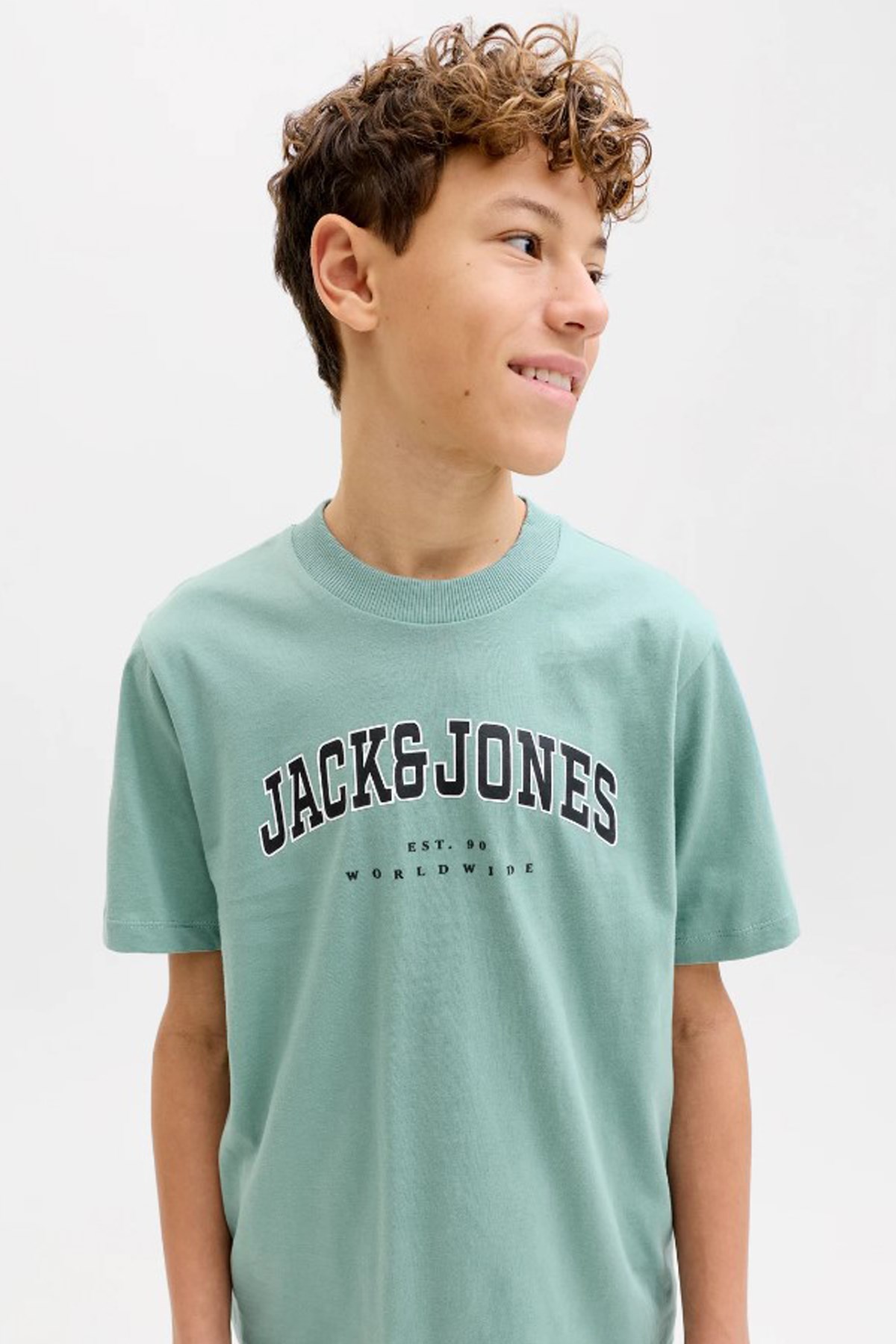 Jack & Jones Jjecaleb Çocuk Tişört 12258924 Yeşil