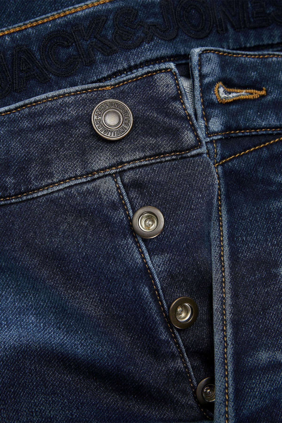 Jack & Jones Mike İcon I.K. Sq 026 Erkek Jean 12259170 Mavi