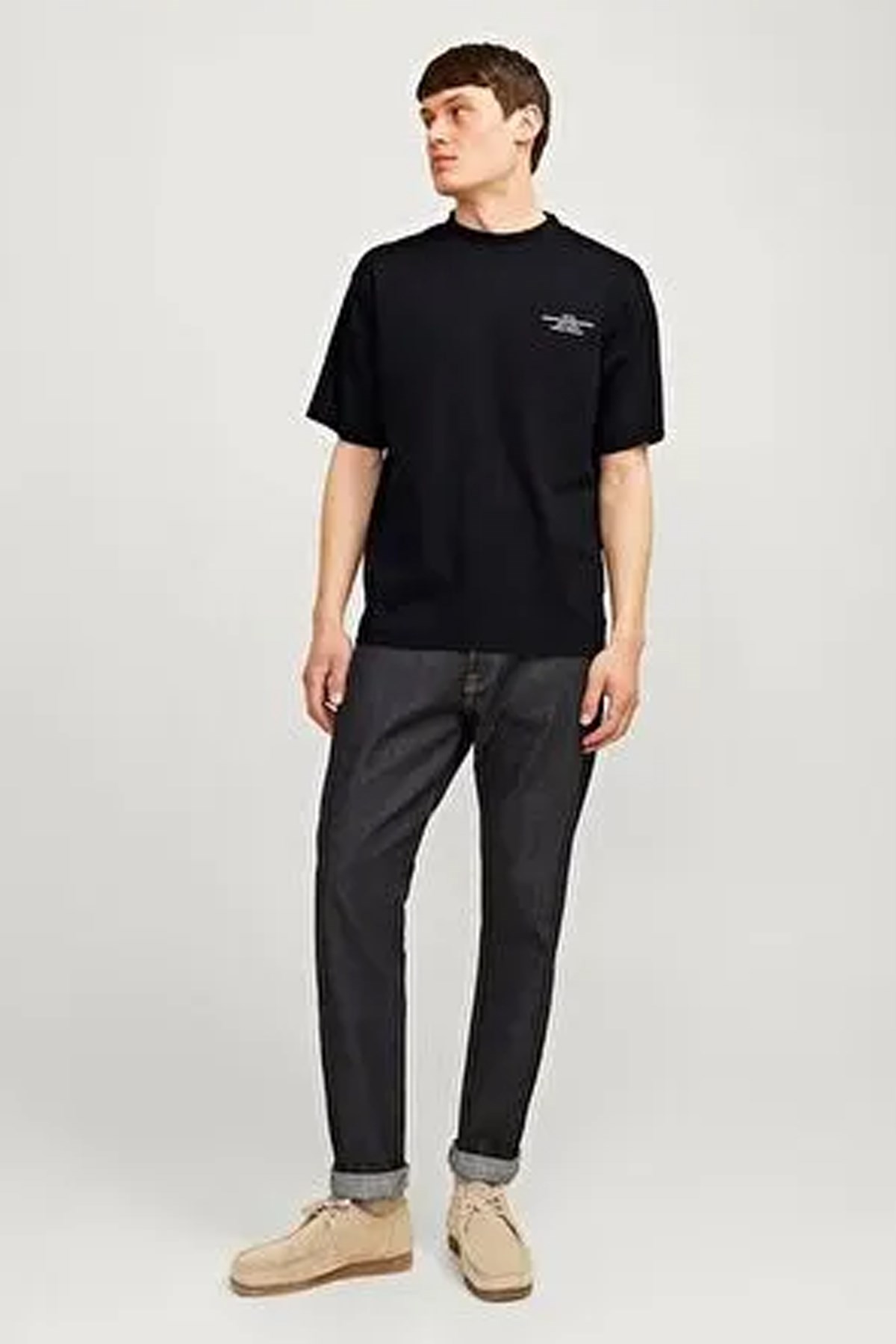 Jack & Jones Jprblachad Erkek Tişört 12259357 Siyah