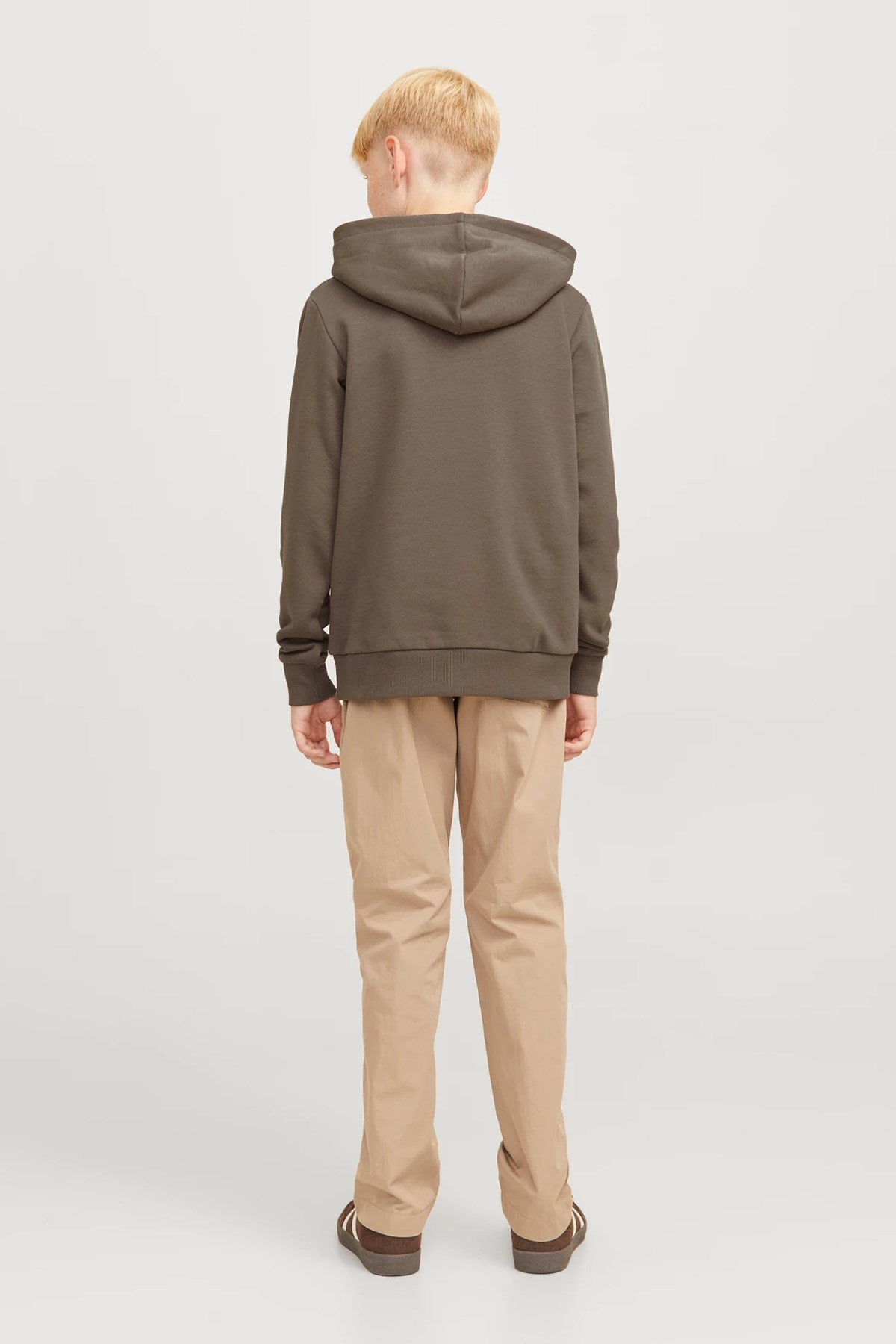 Jack & Jones Çocuk Jjecaleb Sweatshirt 12259564 Kahverengi