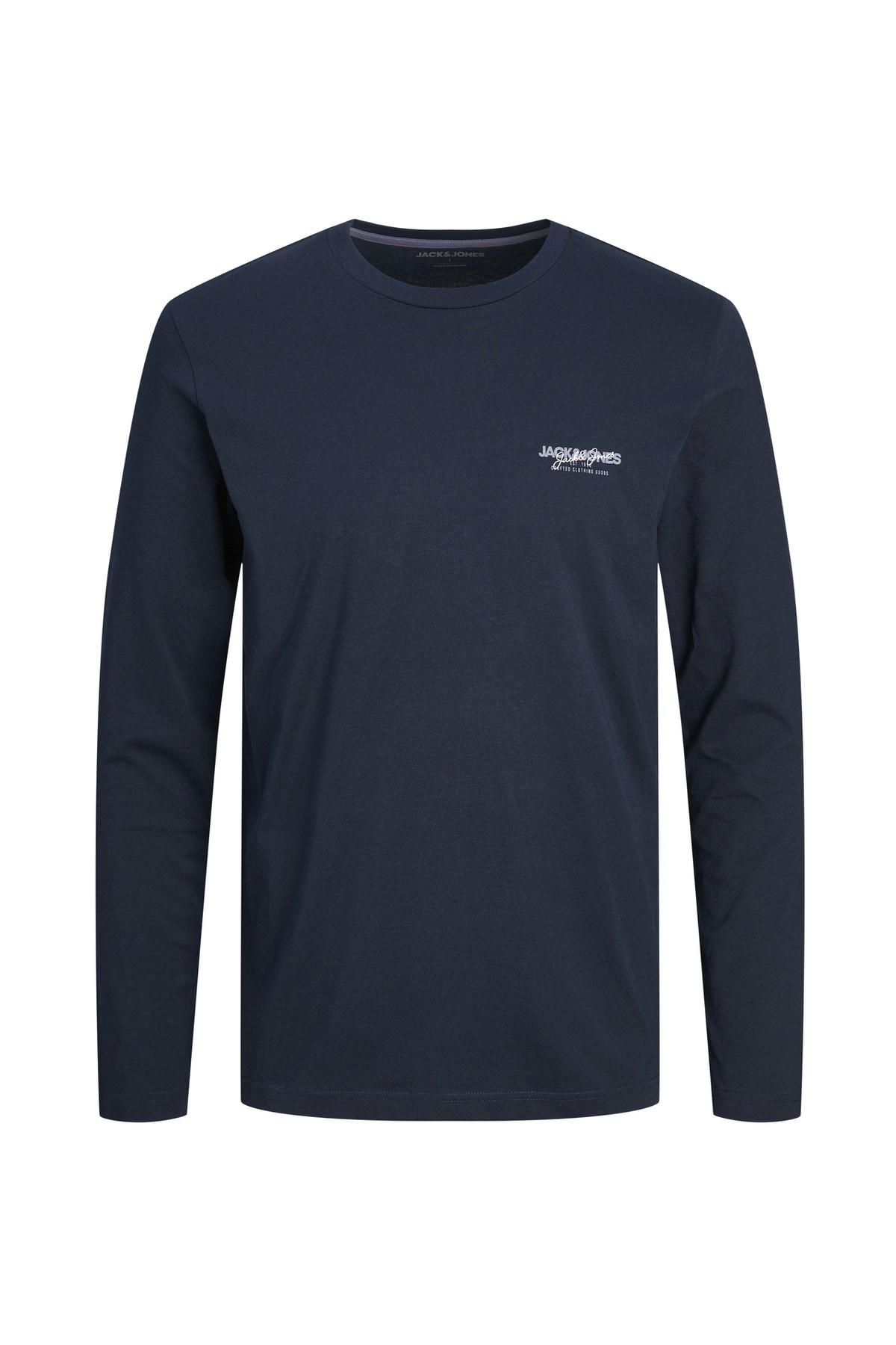 Jack & Jones Alvis Erkek Uzunkol Tişört 12259735 Lacivert