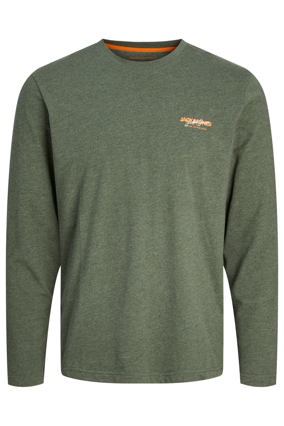 Jack & Jones Alvis Erkek Uzunkol Tişört 12259735 Yeşil