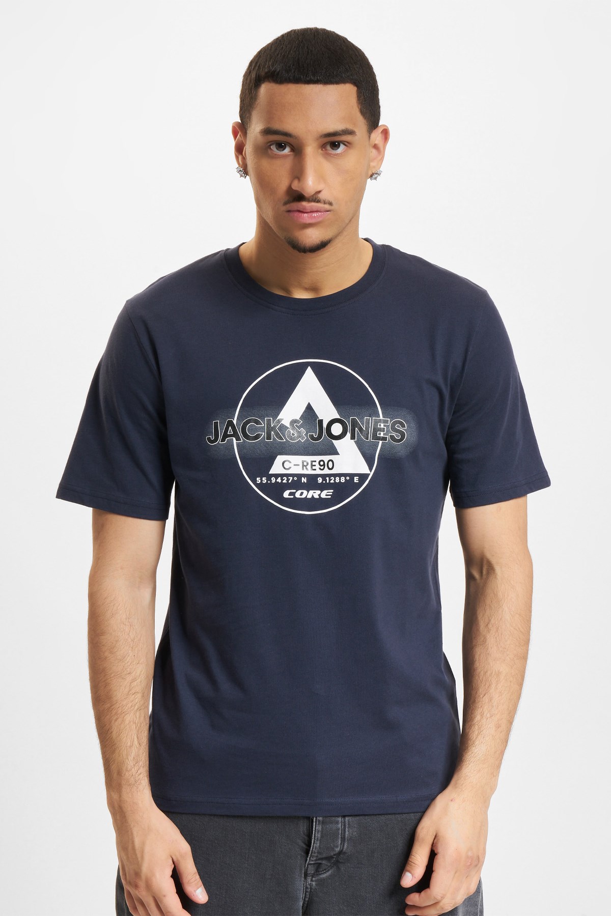 Jack & Jones Erkek Tişört 12259901 Lacivert