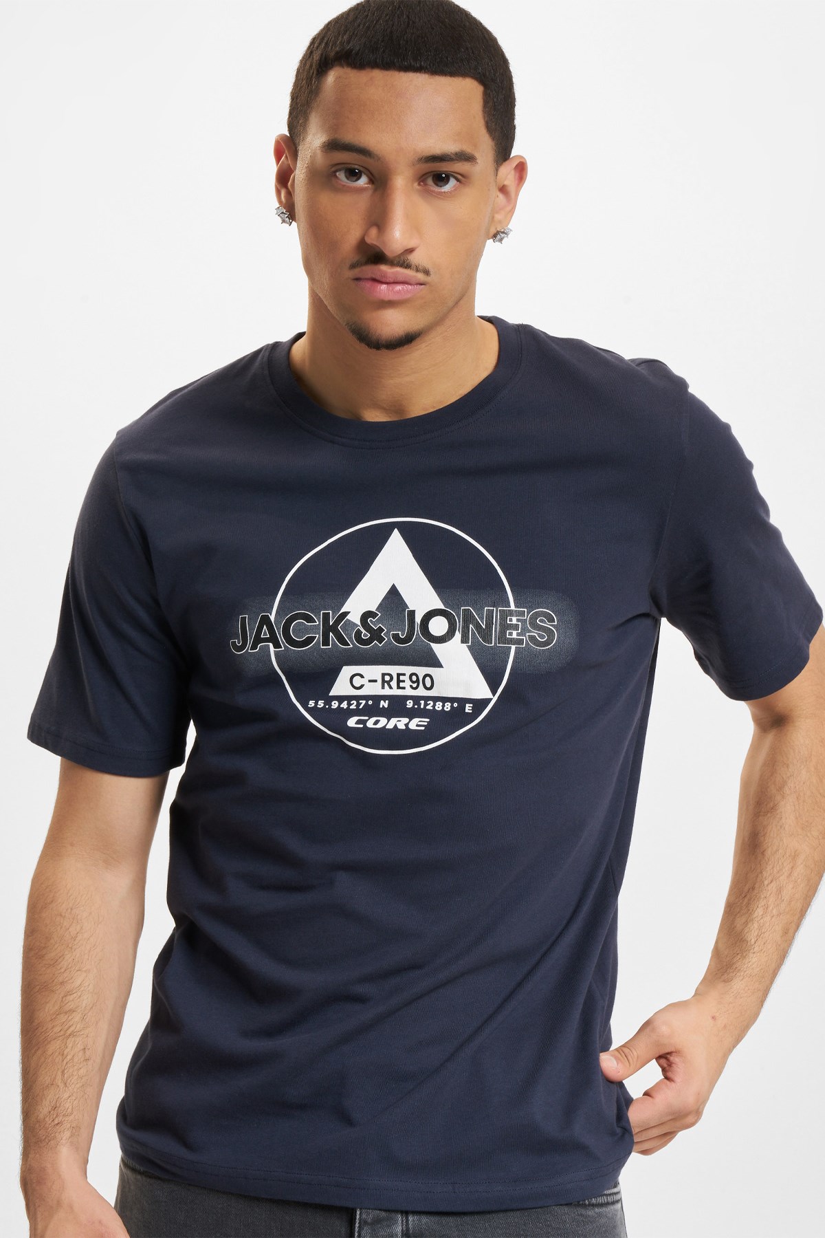 Jack & Jones Erkek Tişört 12259901 Lacivert