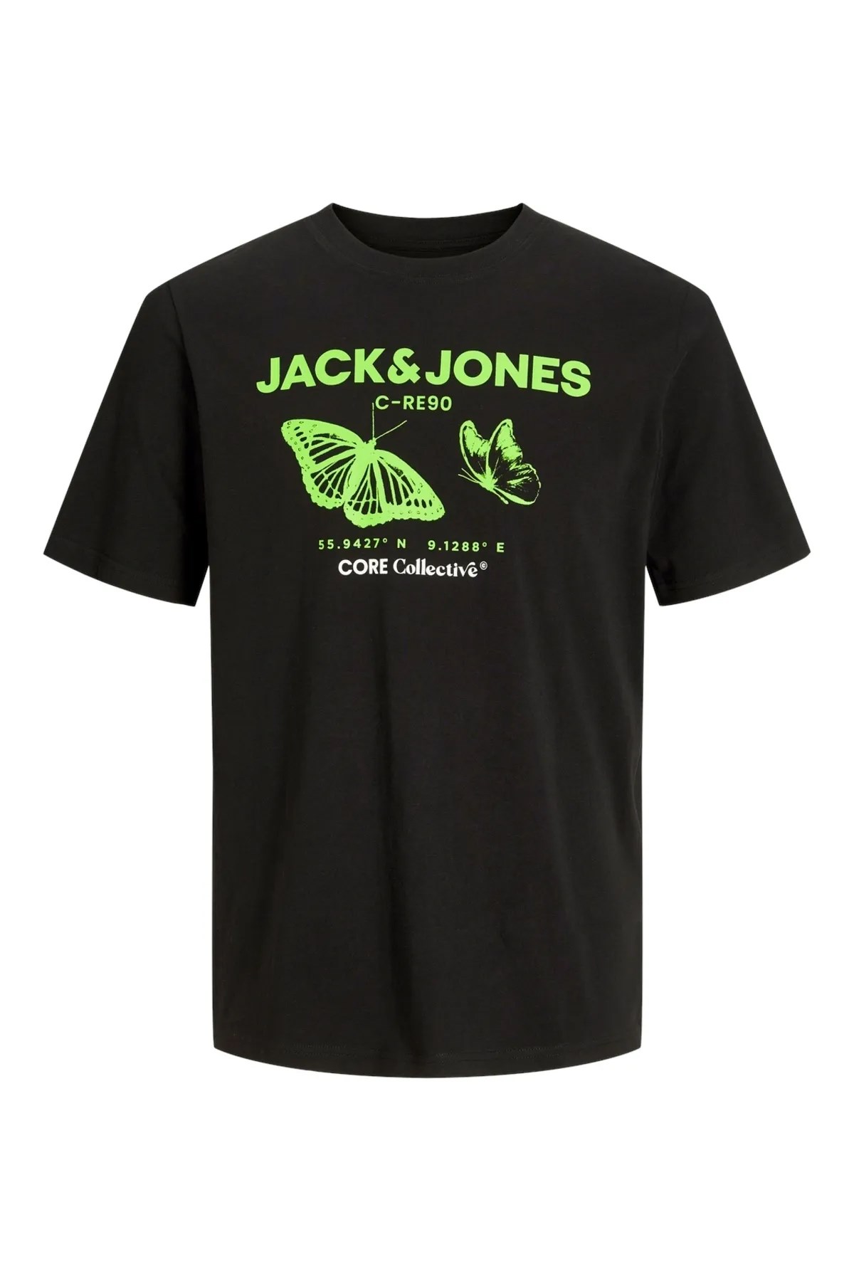 Jack & Jones Erkek Tişört 12259901 Siyah