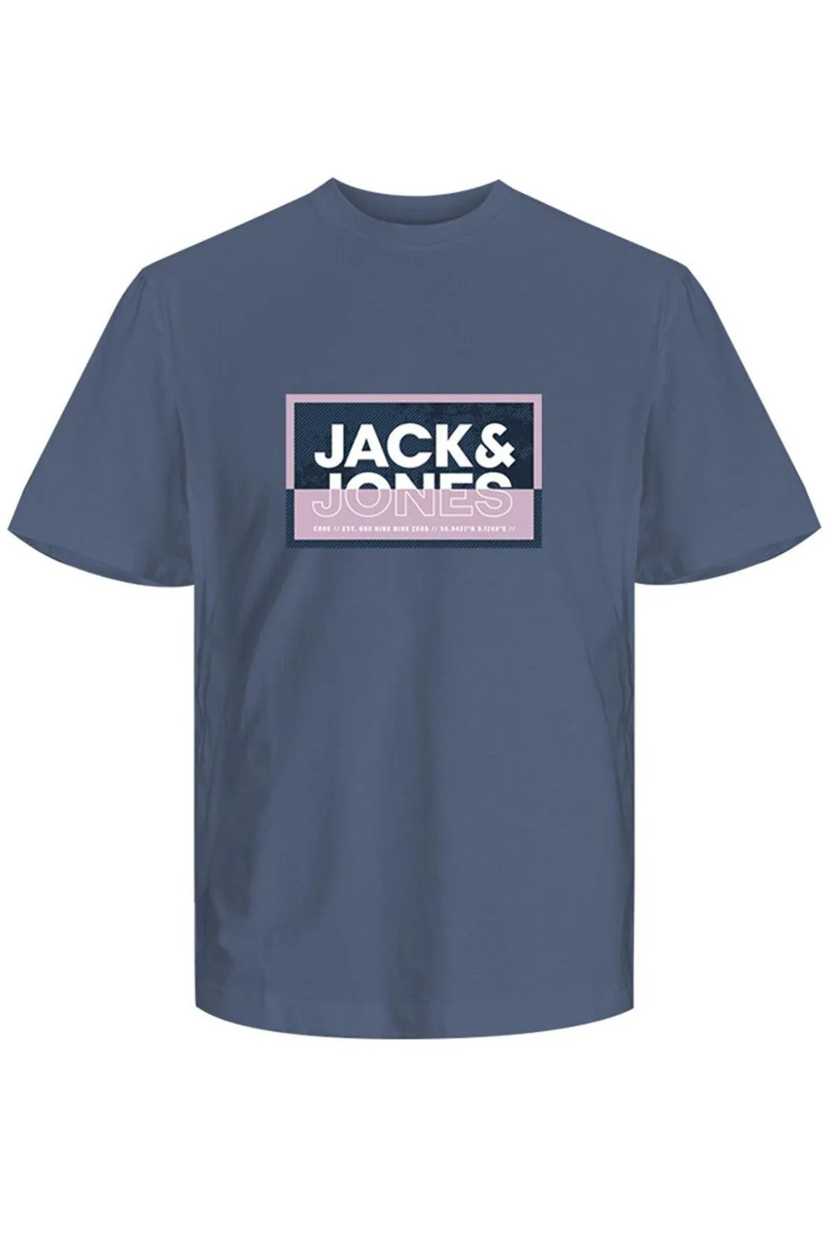Jack & Jones Erkek Tişört 12259908 Mor