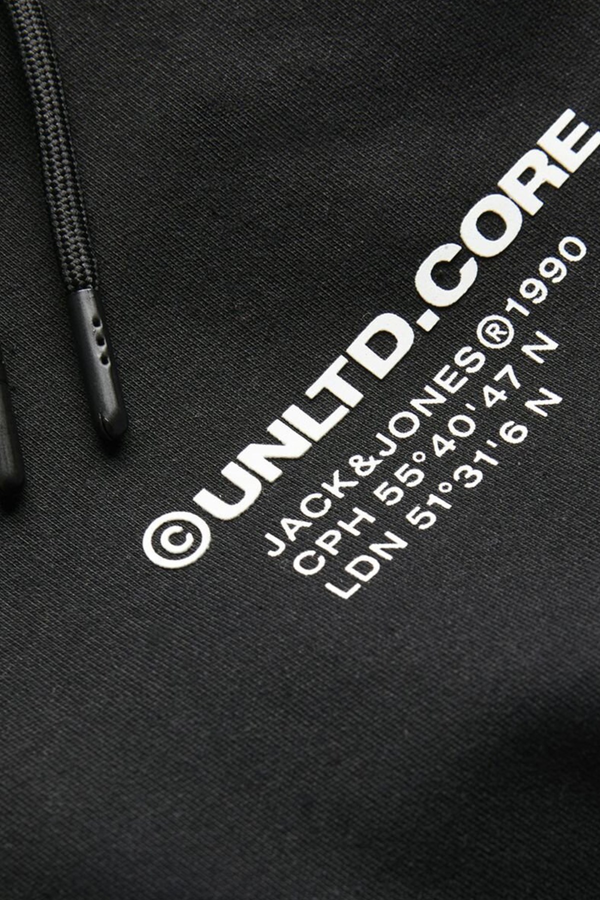 Jack & Jones Aero Kapüşonlu Erkek Sweat 12260010 Siyah
