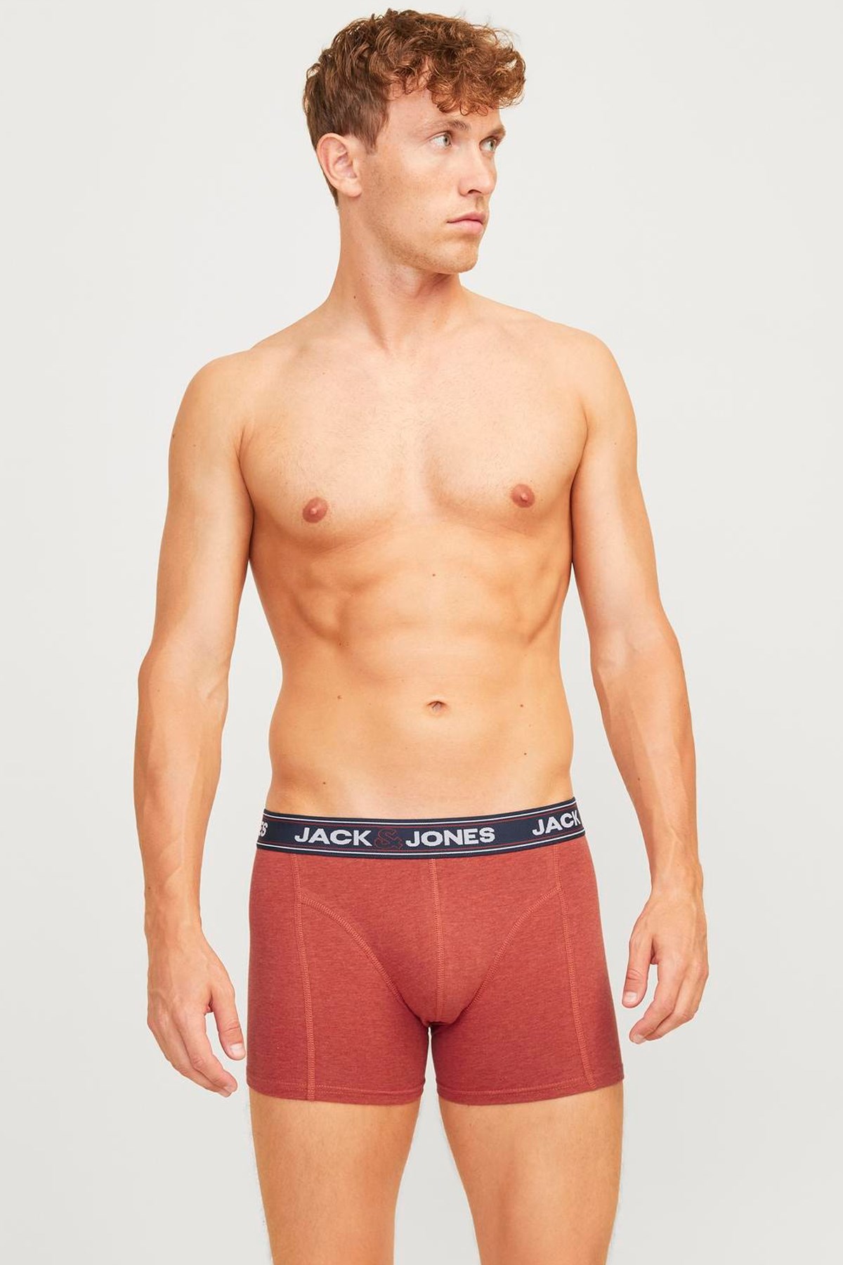Jack & Jones Jacjohn Trunks 3'lü Boxer 12260059 Lacivert