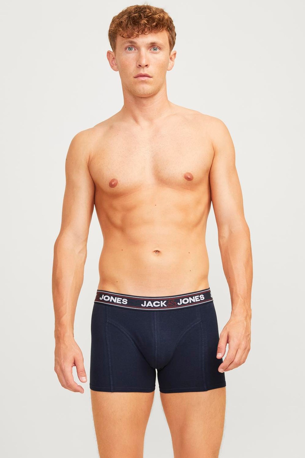 Jack & Jones Jacjohn Trunks 3'lü Boxer 12260059 Lacivert