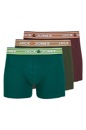 Jack & Jones Jacdarvin Solid Trunks 3'lü Boxer 12260070