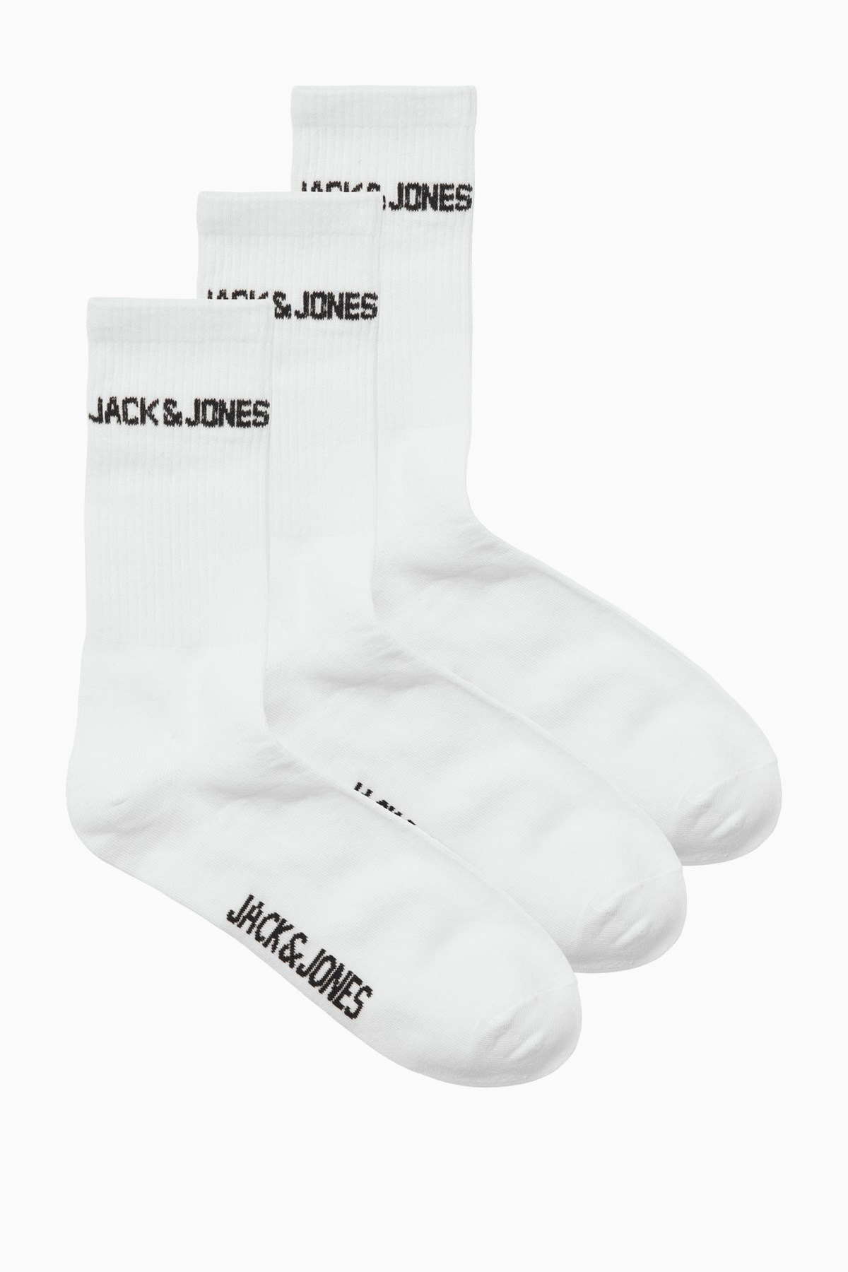 Jack & Jones Jacmel 3 Pack Erkek Çorap Beyaz