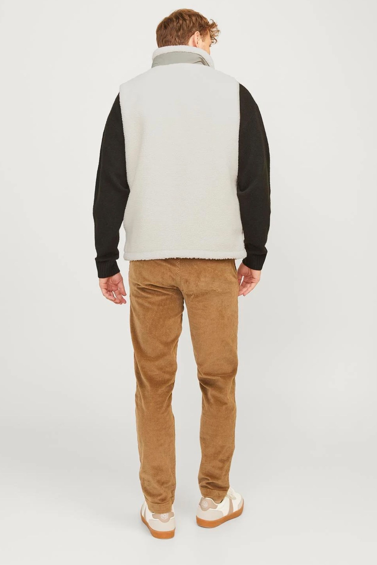 Jack & Jones Jorvesterbro Teddy Bodywarmer Yelek 12260453 Gri