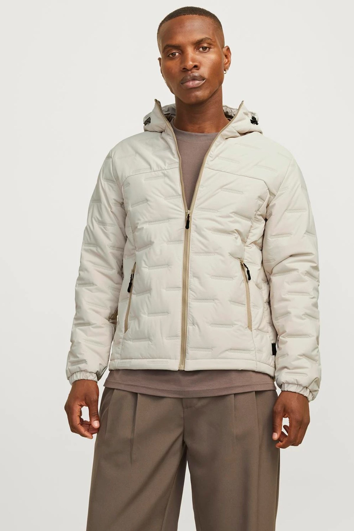 Jack & Jones Cosonic Light Erkek Mont 12260478 Beyaz