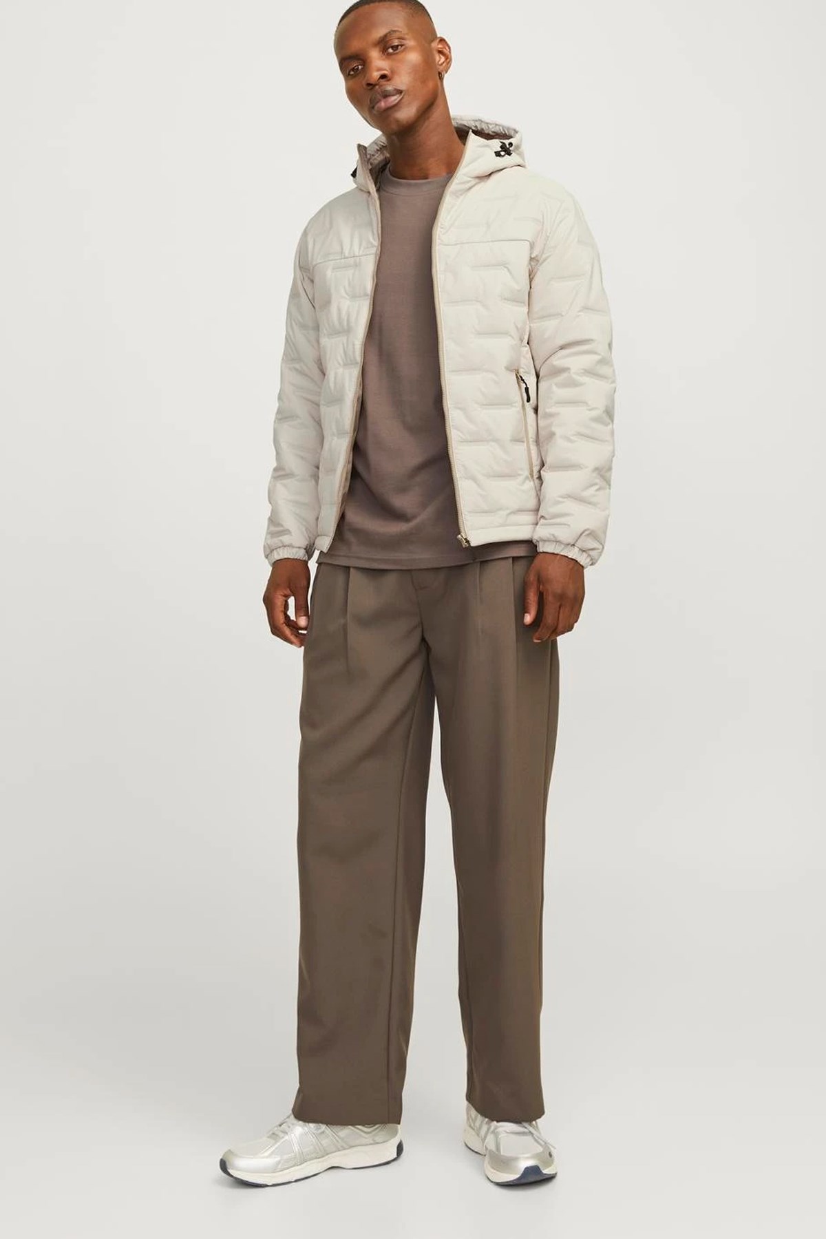 Jack & Jones Cosonic Light Erkek Mont 12260478 Beyaz