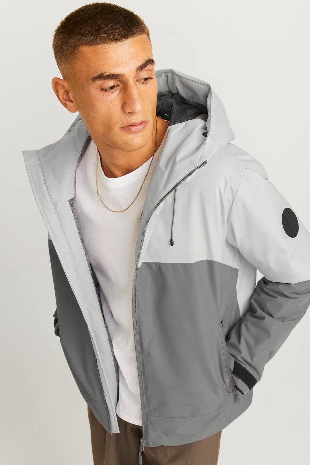Jack & Jones Coaiden Transitional Erkek Mont 12260486 Gri