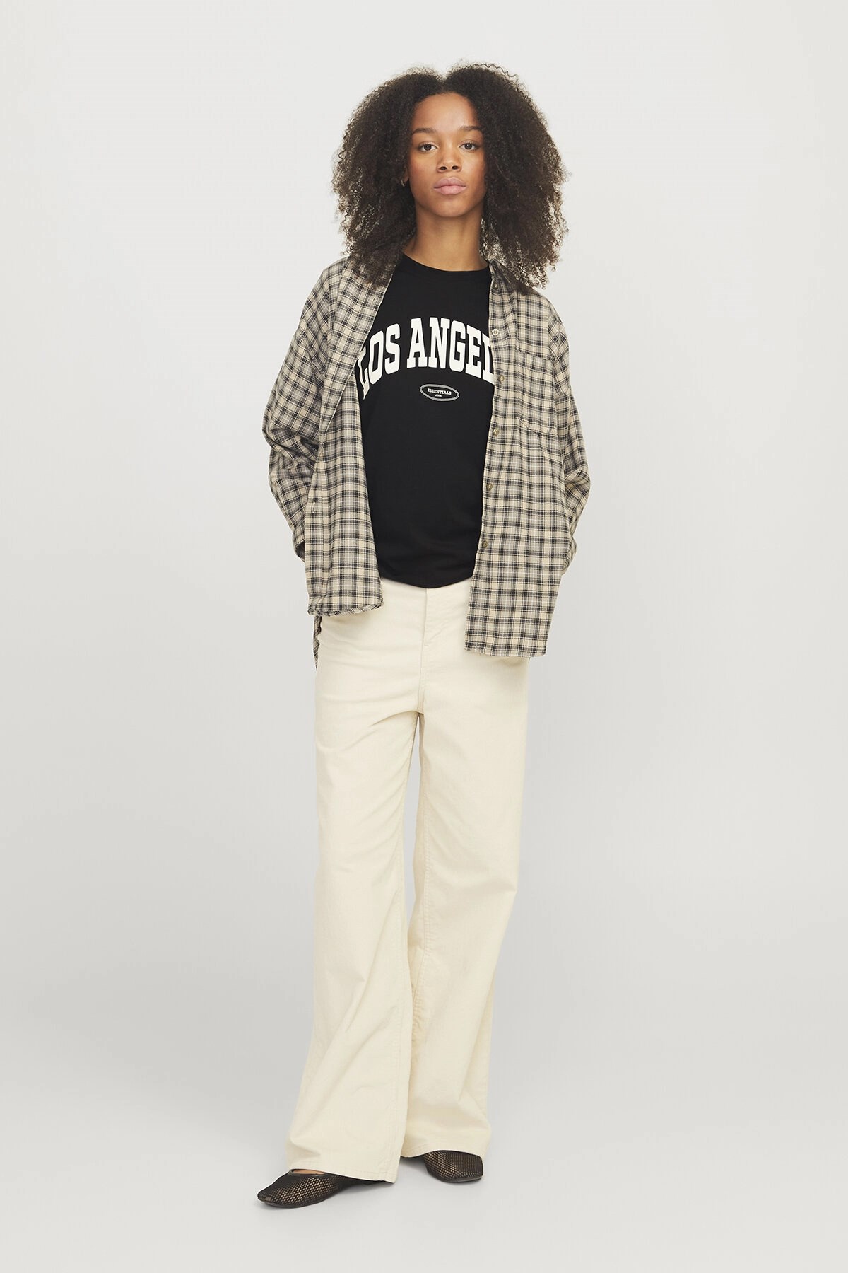 Jack & Jones Merle Reg Kadın Tişört Siyah