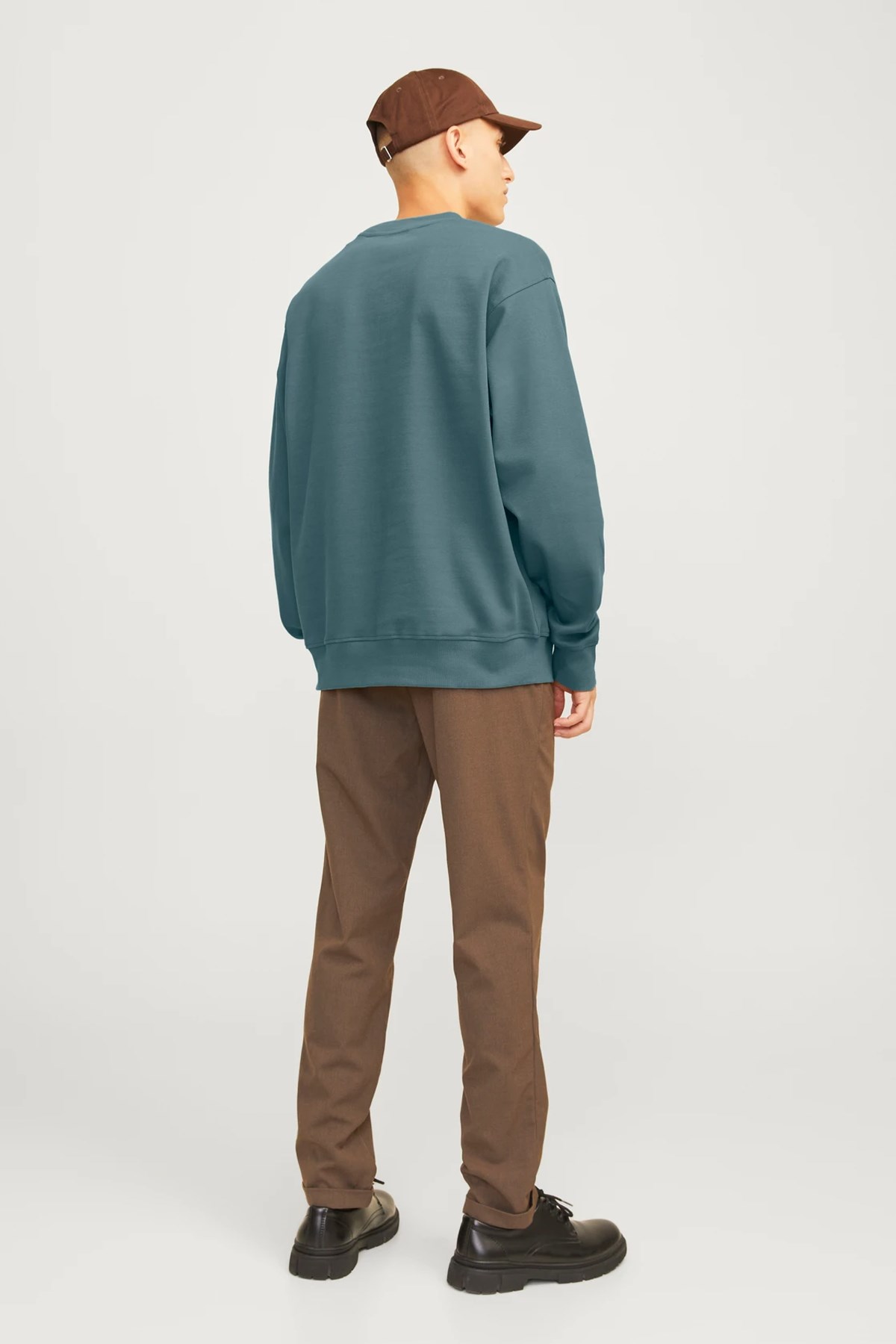 Jack & Jones Blachad Branding Erkek Sweat 12261386 Mavi