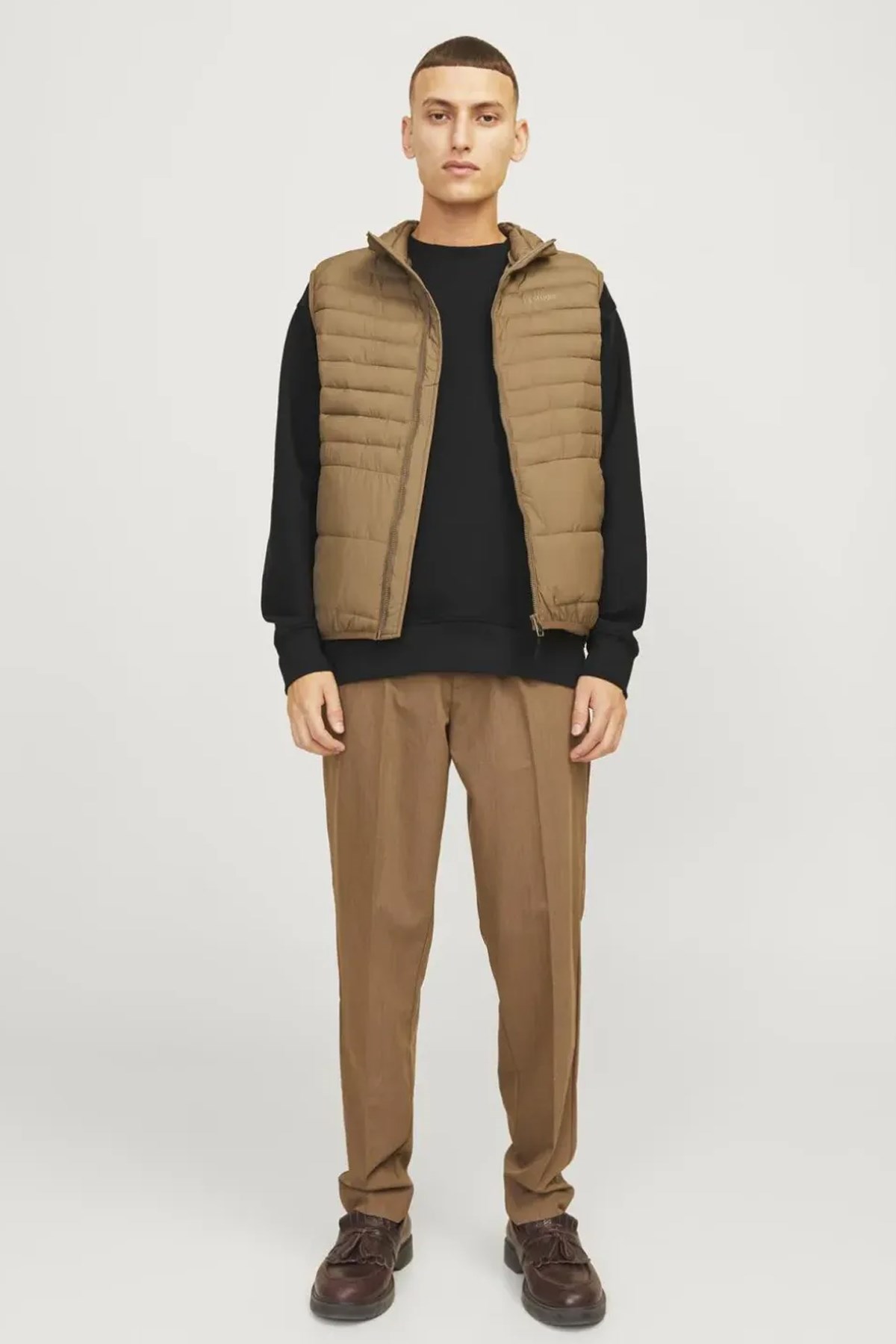 Jack & Jones Blachad Branding Erkek Sweat 12261386 Siyah
