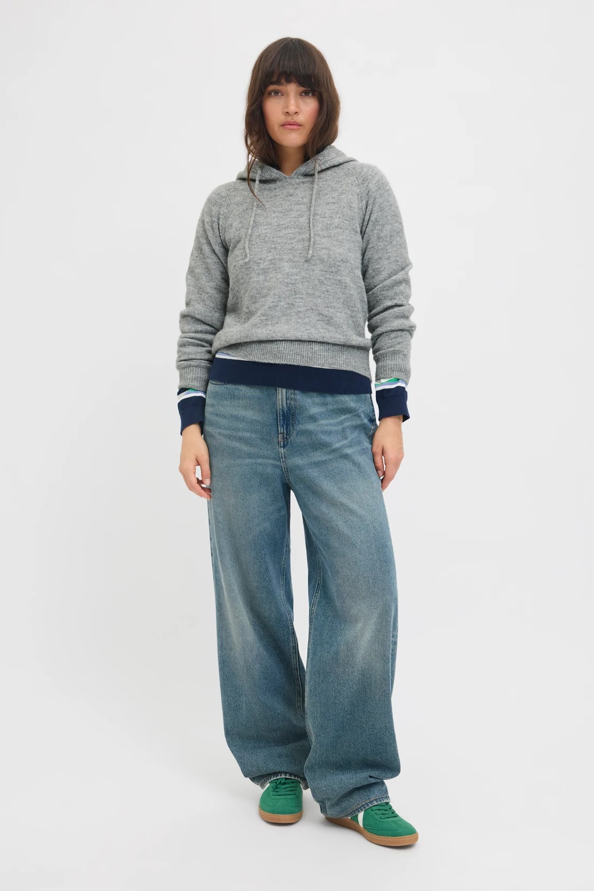 Jack & Jones Jxevi Kadın Kazak Gri